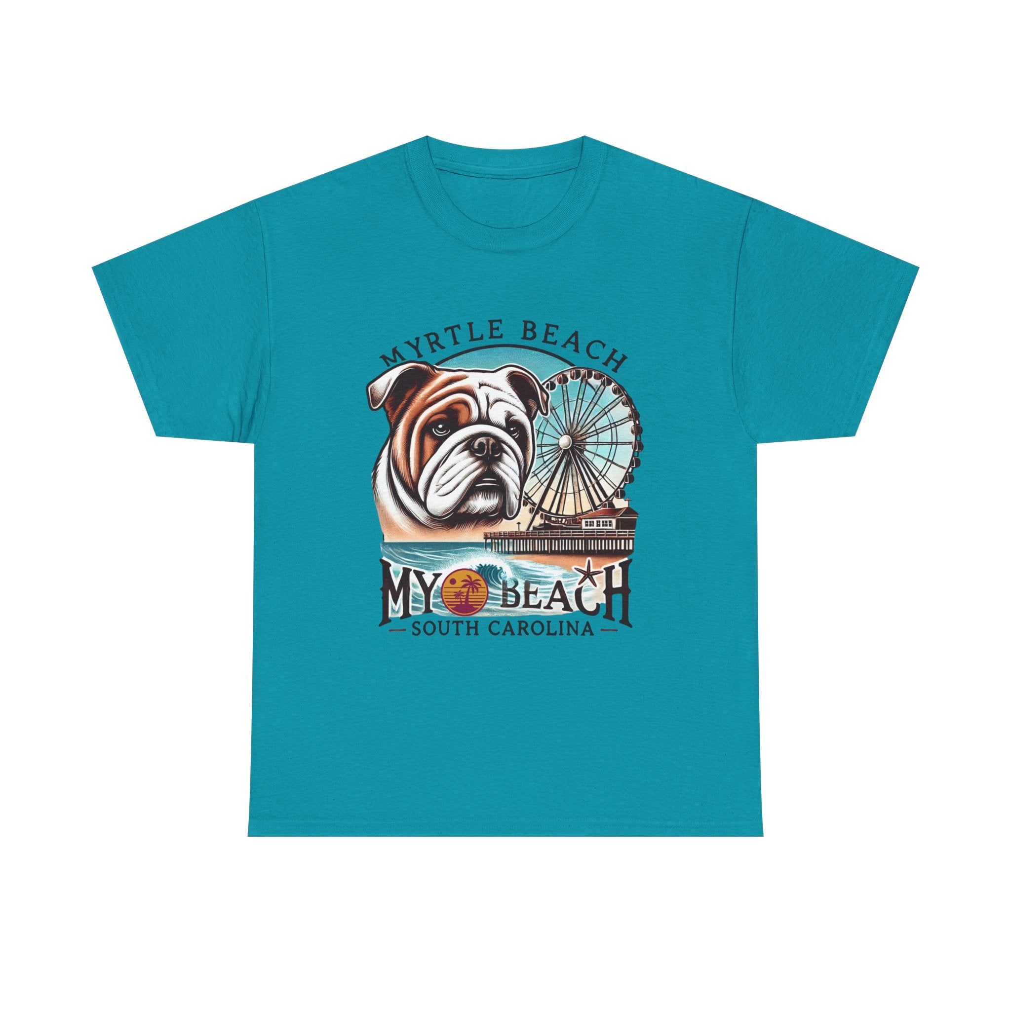 Myrtle Beach Bulldog Tee - Unisex Heavy Cotton Shirt