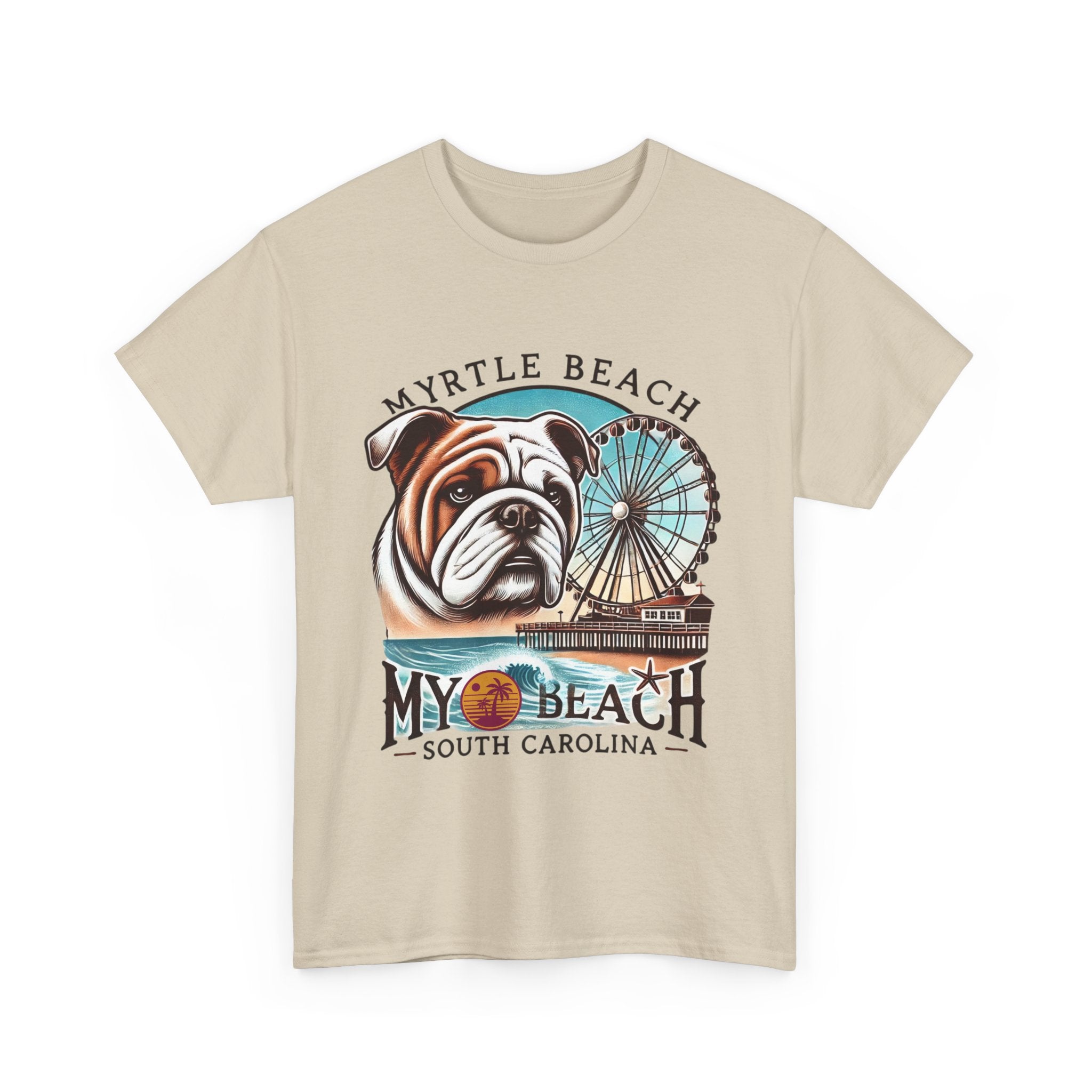 Myrtle Beach Bulldog Tee - Unisex Heavy Cotton Shirt