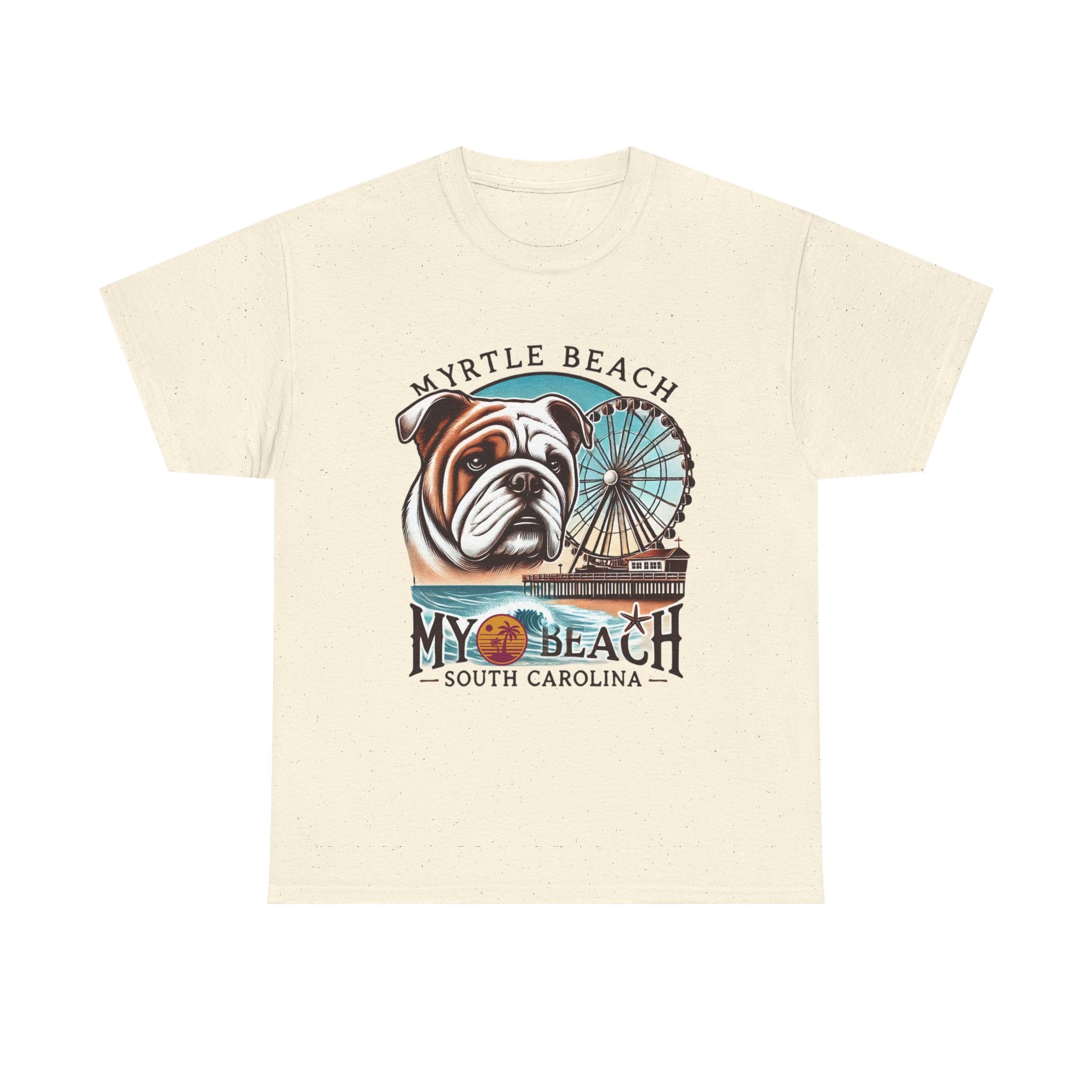 Myrtle Beach Bulldog Tee - Unisex Heavy Cotton Shirt