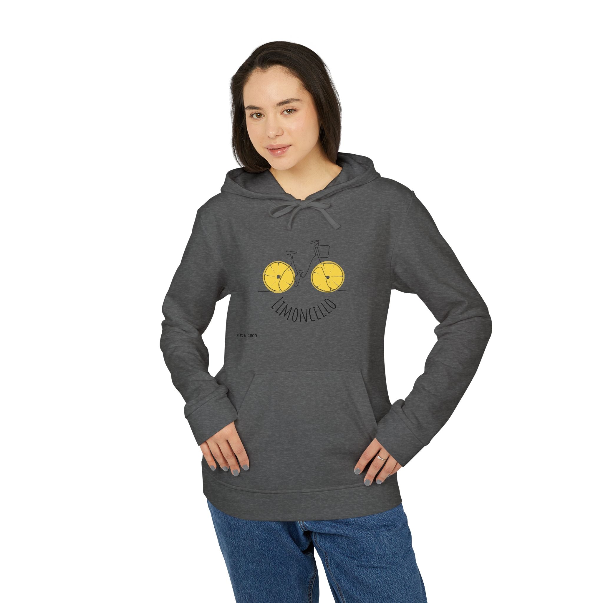 Limoncello Lemon Illustration Hoodie | Cute Lemon Graphic