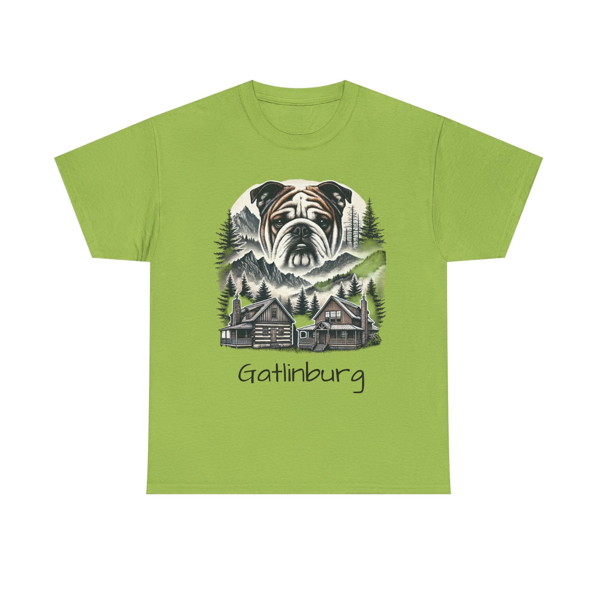 Gatlinburg Dog Lover Tee, Unisex Heavy Cotton Tee, Vacation Souvenir Shirt