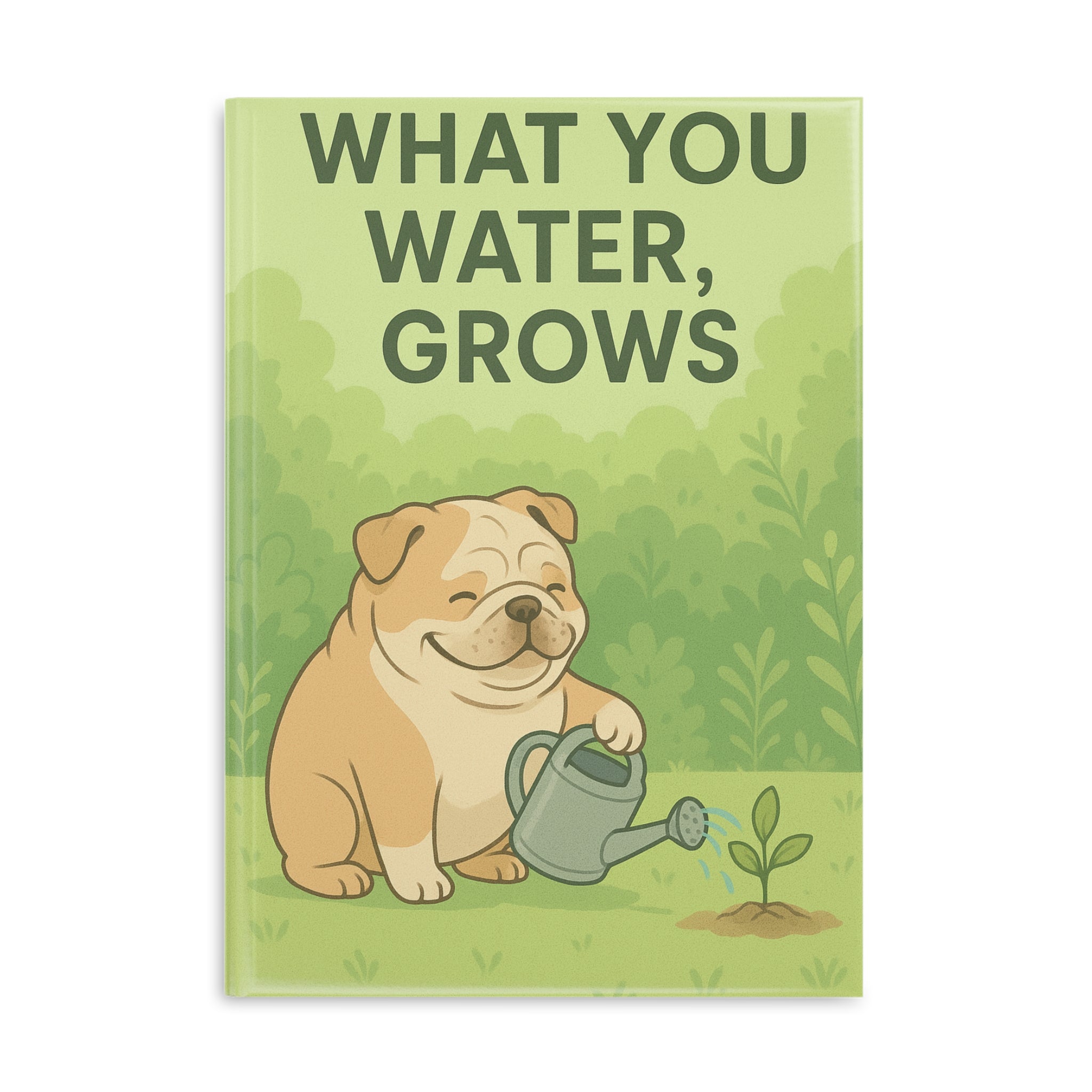 Hardcover Notebook: Perfect for Plant Lovers, Journal, School Supplies, Gifts, Eco-Friendly, Cute Puppy Design