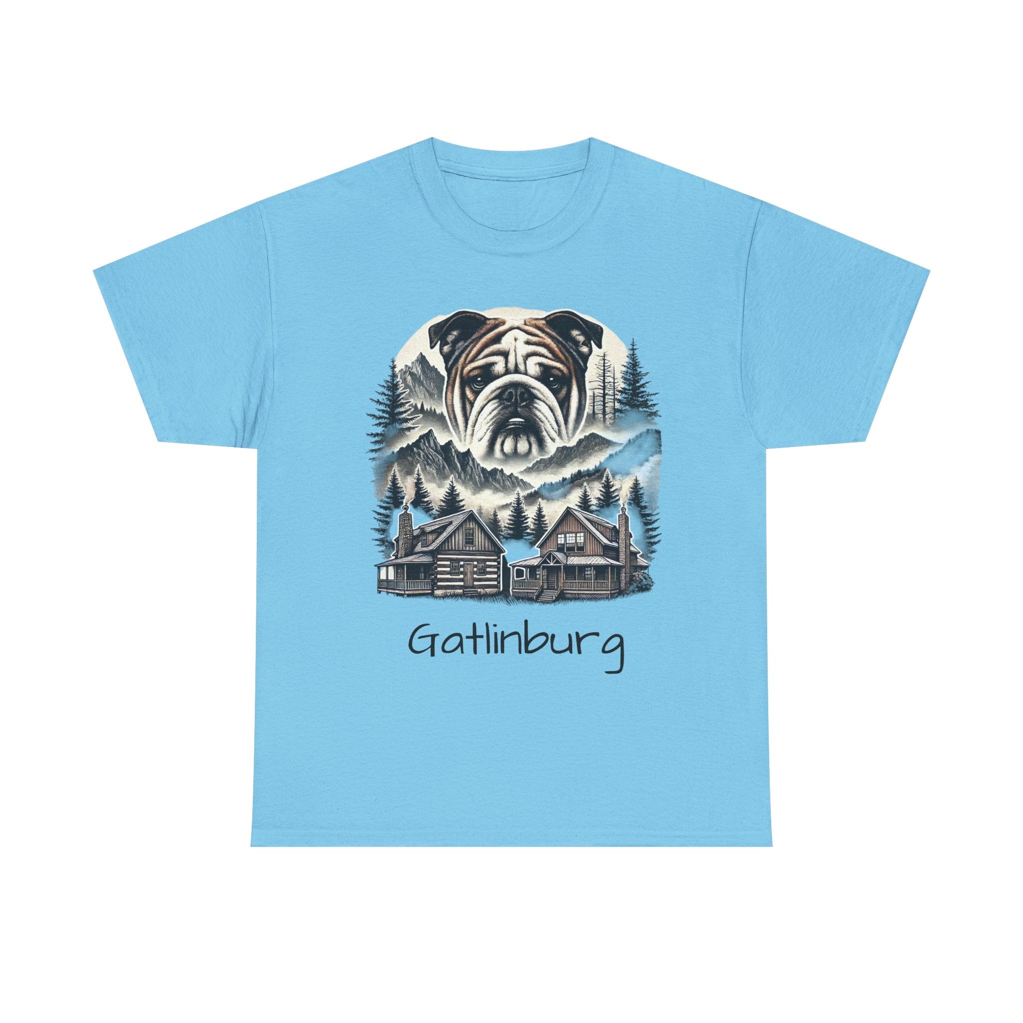 Gatlinburg Dog Lover Tee, Unisex Heavy Cotton Tee, Vacation Souvenir Shirt