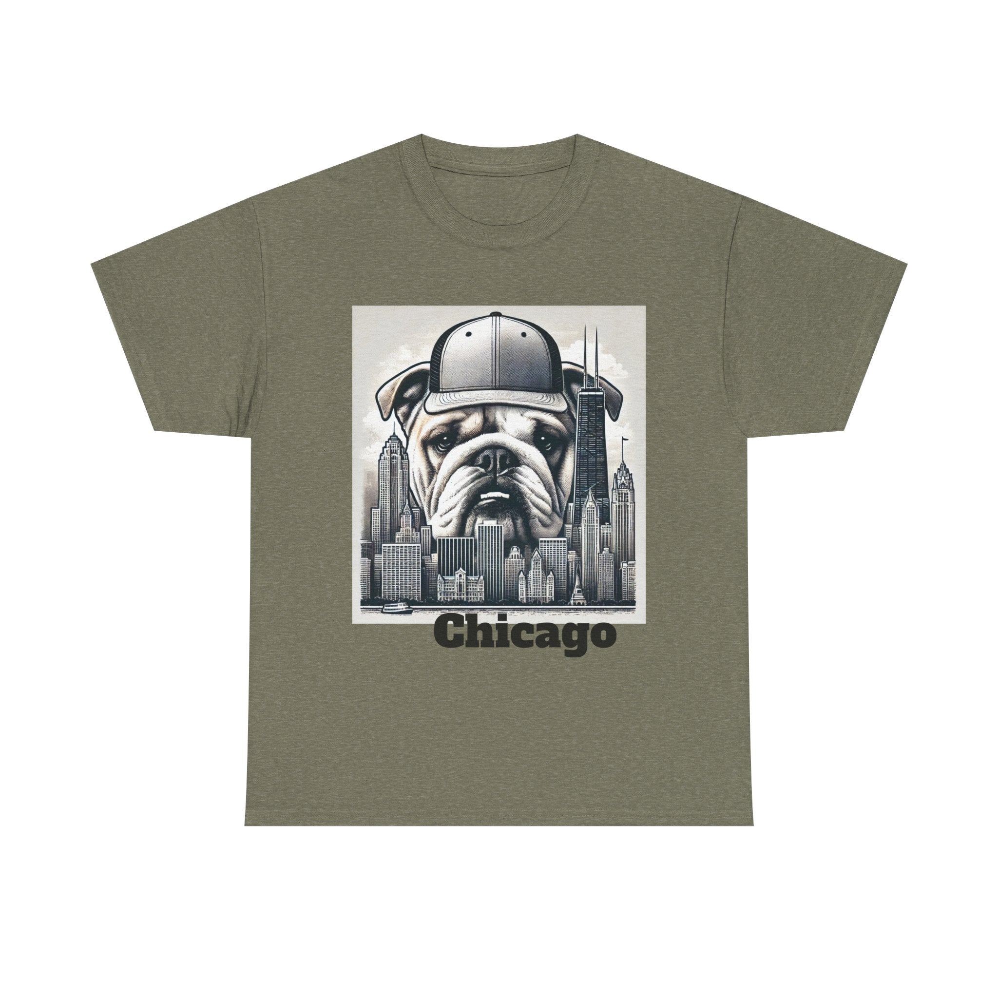 Chicago Bulldog Unisex Heavy Cotton Tee - Urban Streetwear