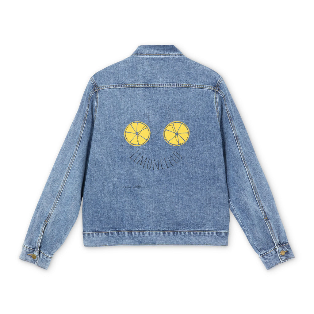 Lemon Wheel Back Patch Denim Jacket | Men’s Denim Jacket