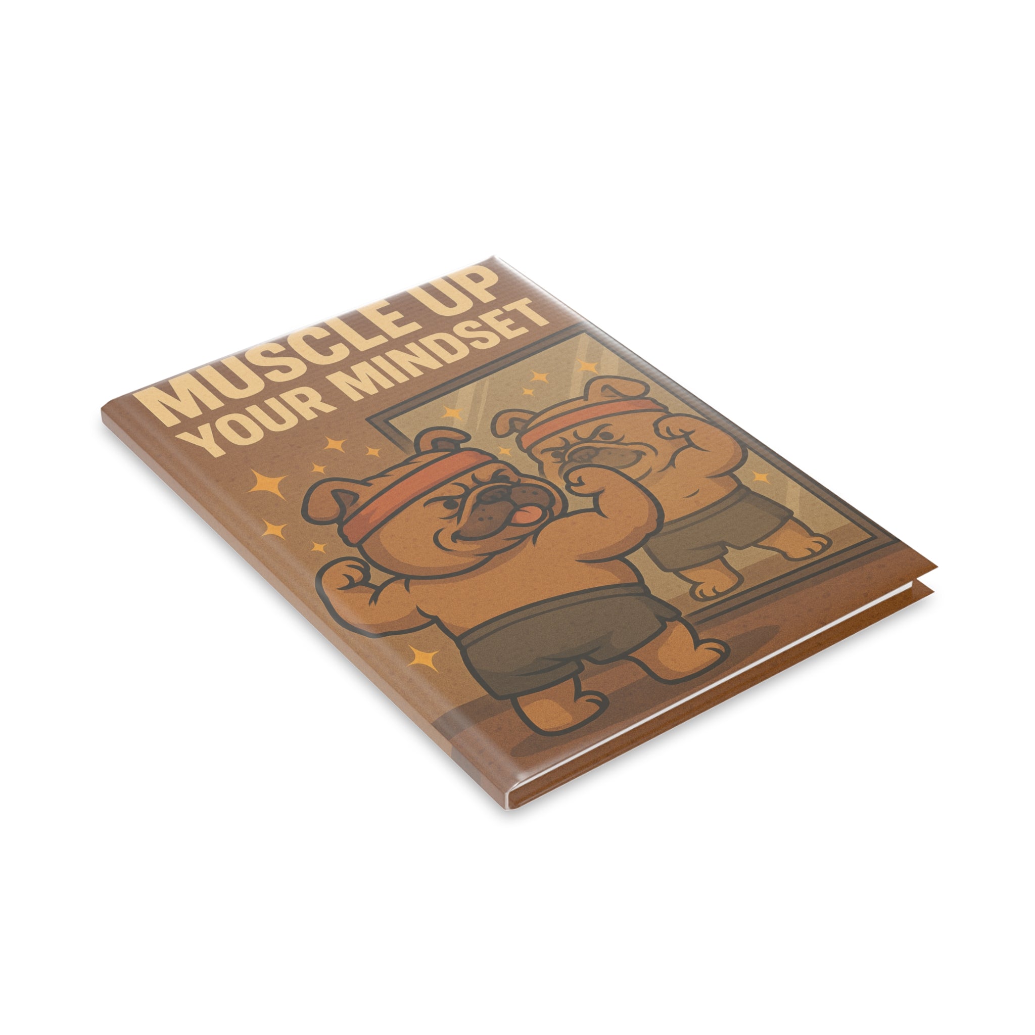 Muscle Up Mindset Notebook, Motivational Journal, Fitness Planner, Workout Log, Unique Gift for Gym Lovers