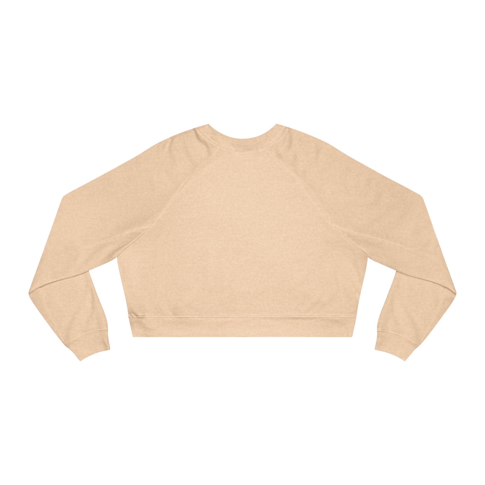 Lemon Eyes smiley Pullover | cropped fleece black