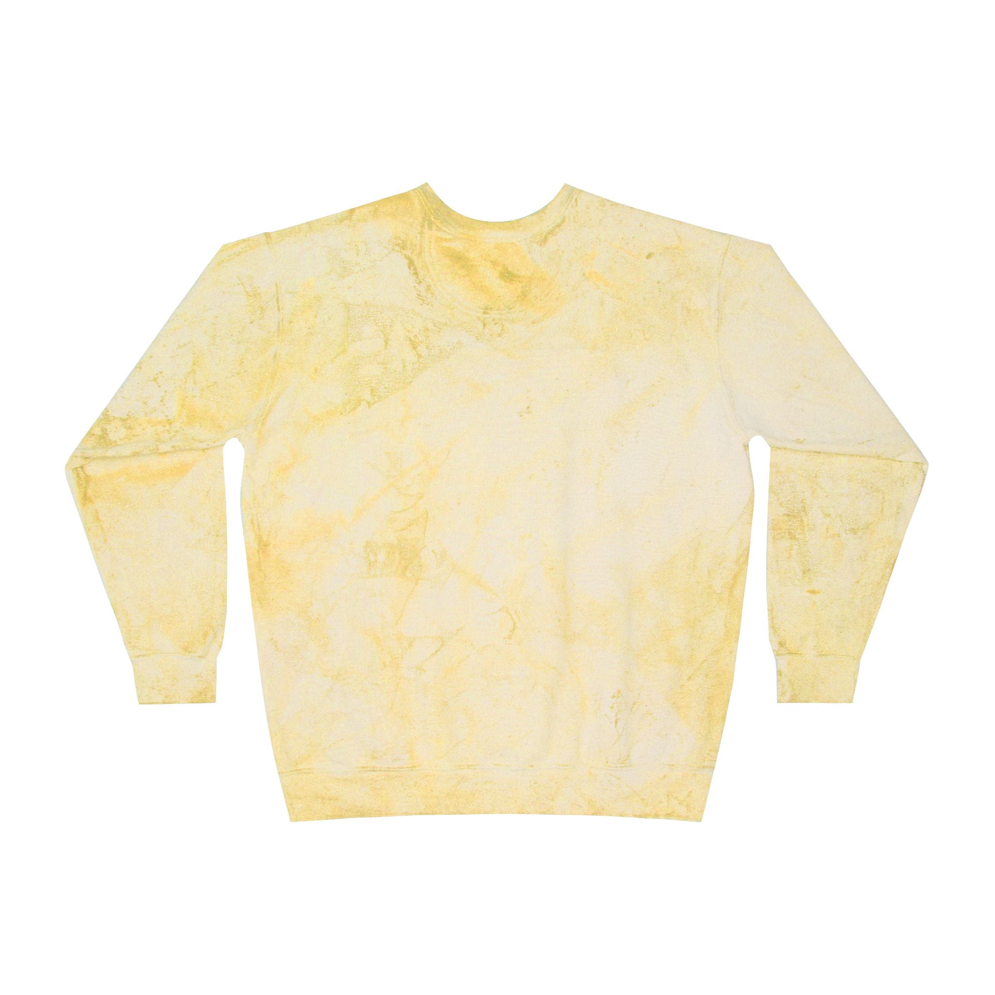 Limoncello Bicycle Crewneck Sweatshirt | Yellow Tie-Dye