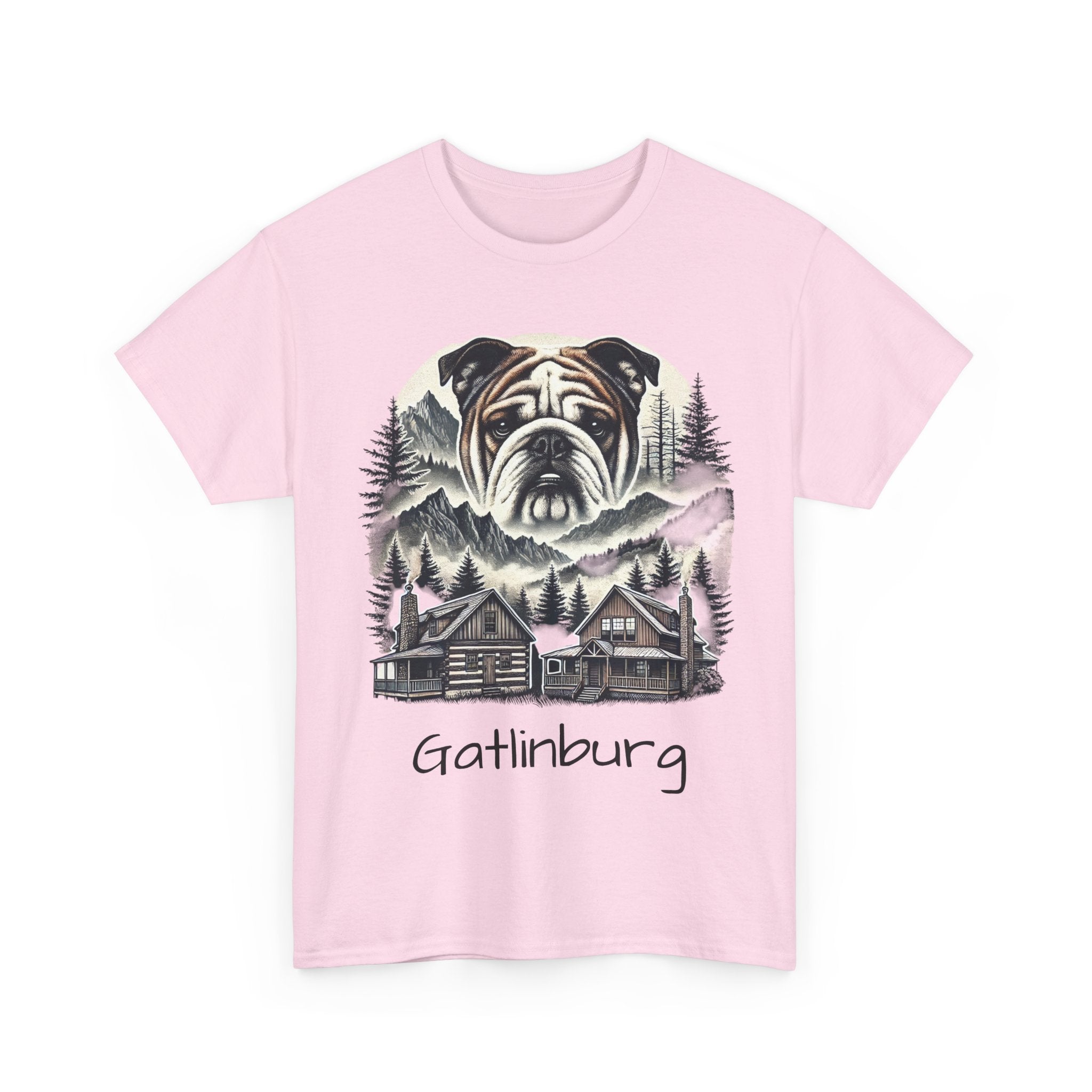 Gatlinburg Dog Lover Tee, Unisex Heavy Cotton Tee, Vacation Souvenir Shirt