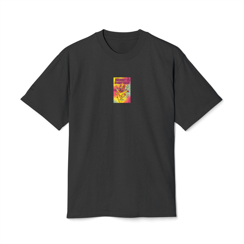 Abstract "Energy Is Everything" Mini Art T-Shirt  Vintage-Inspired Center Chest Design