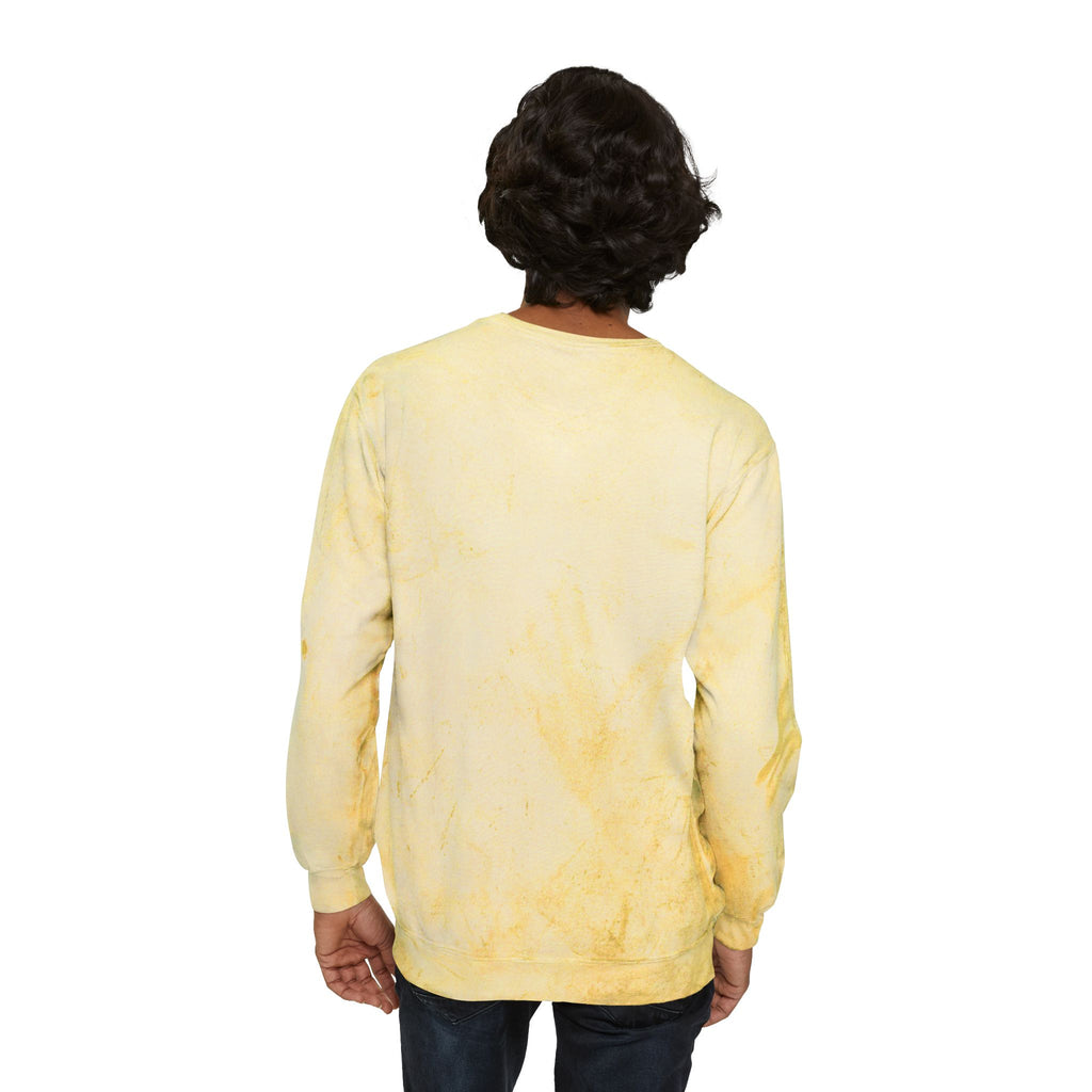 Limoncello Bicycle Crewneck Sweatshirt | Yellow Tie-Dye