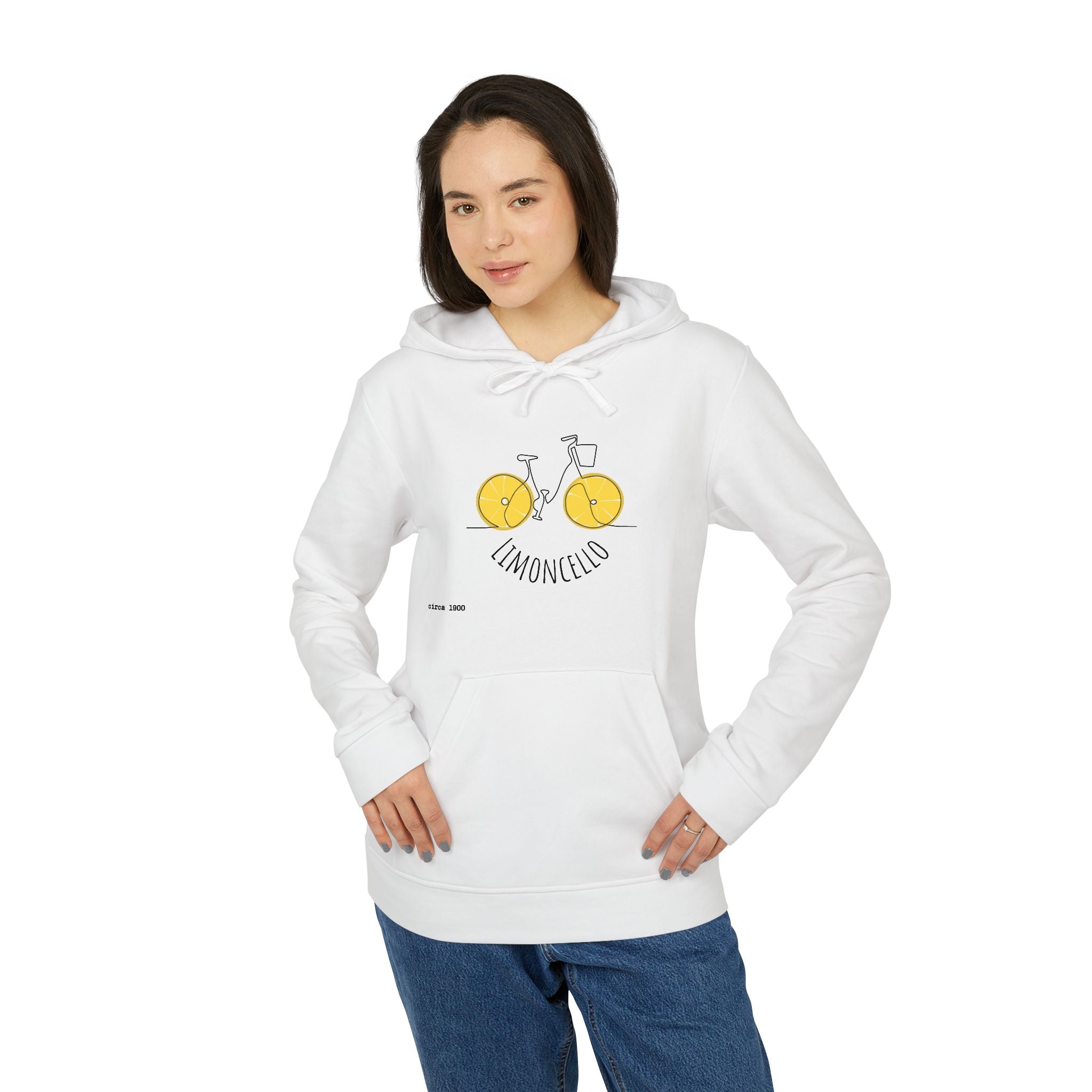 Limoncello Lemon Illustration Hoodie | Cute Lemon Graphic