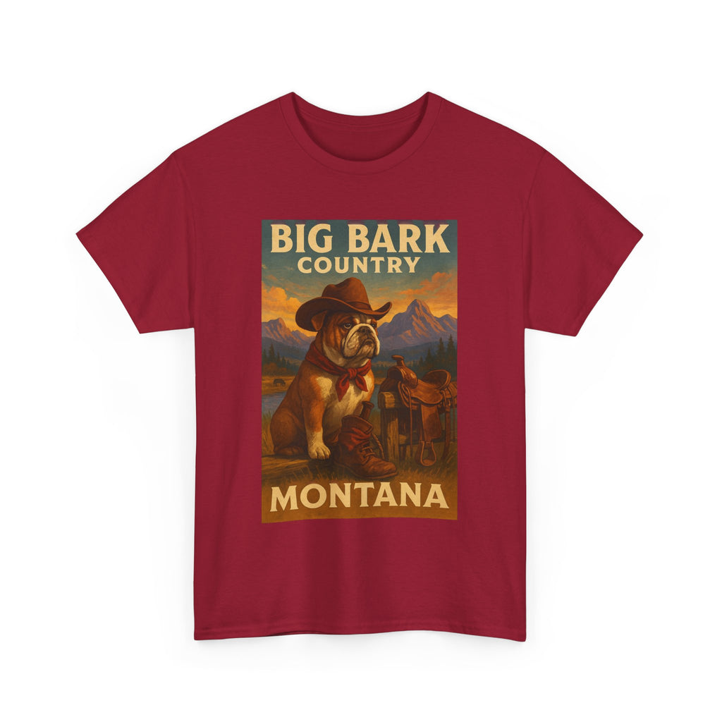 Vintage Big Bark Montana Country Tee Unisex Heavy Cotton T-Shirt