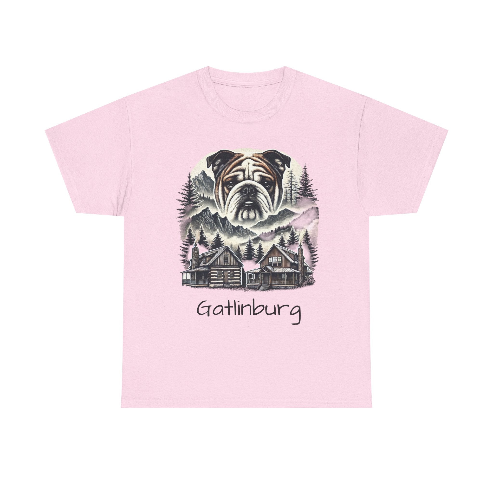 Gatlinburg Dog Lover Tee, Unisex Heavy Cotton Tee, Vacation Souvenir Shirt