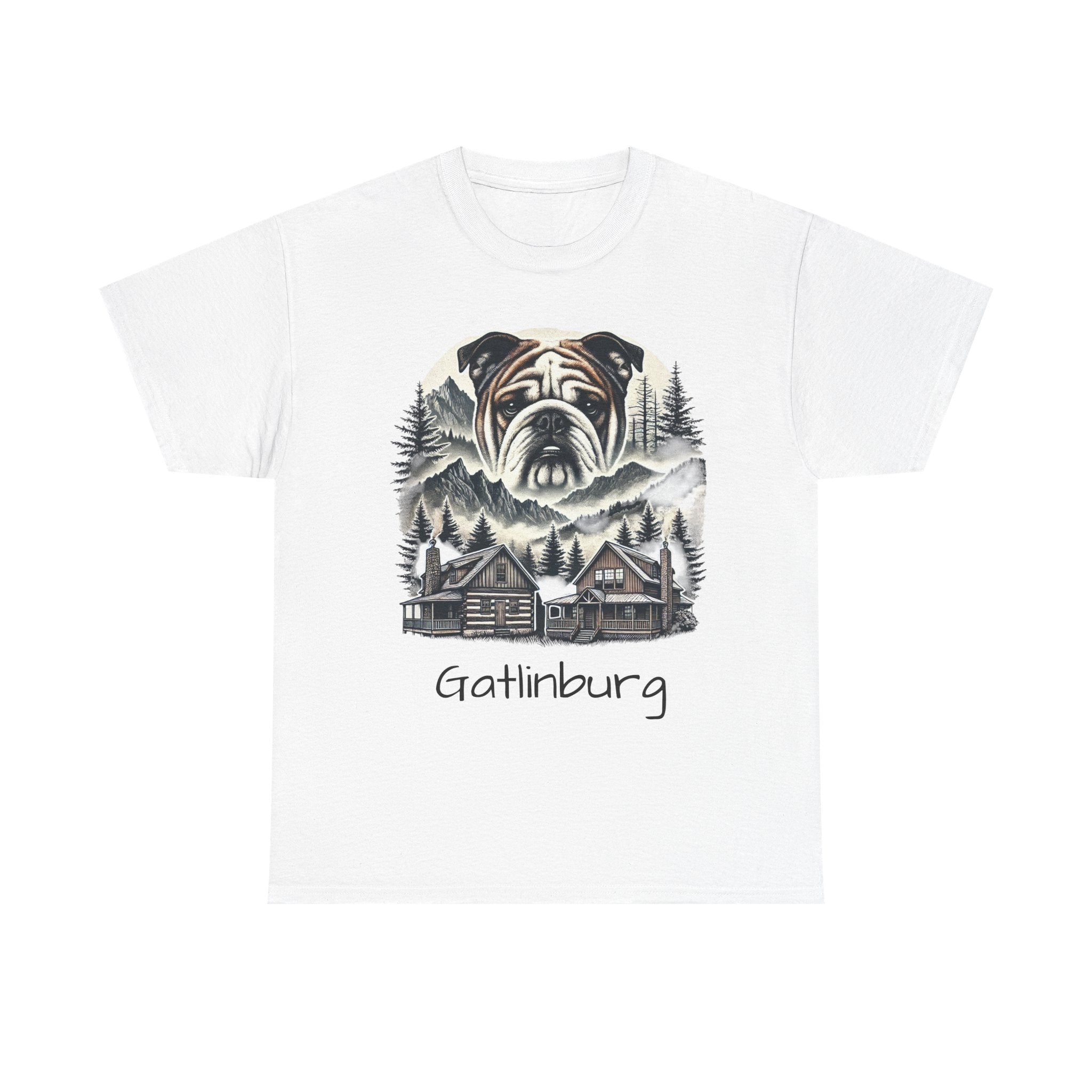 Gatlinburg Dog Lover Tee, Unisex Heavy Cotton Tee, Vacation Souvenir Shirt
