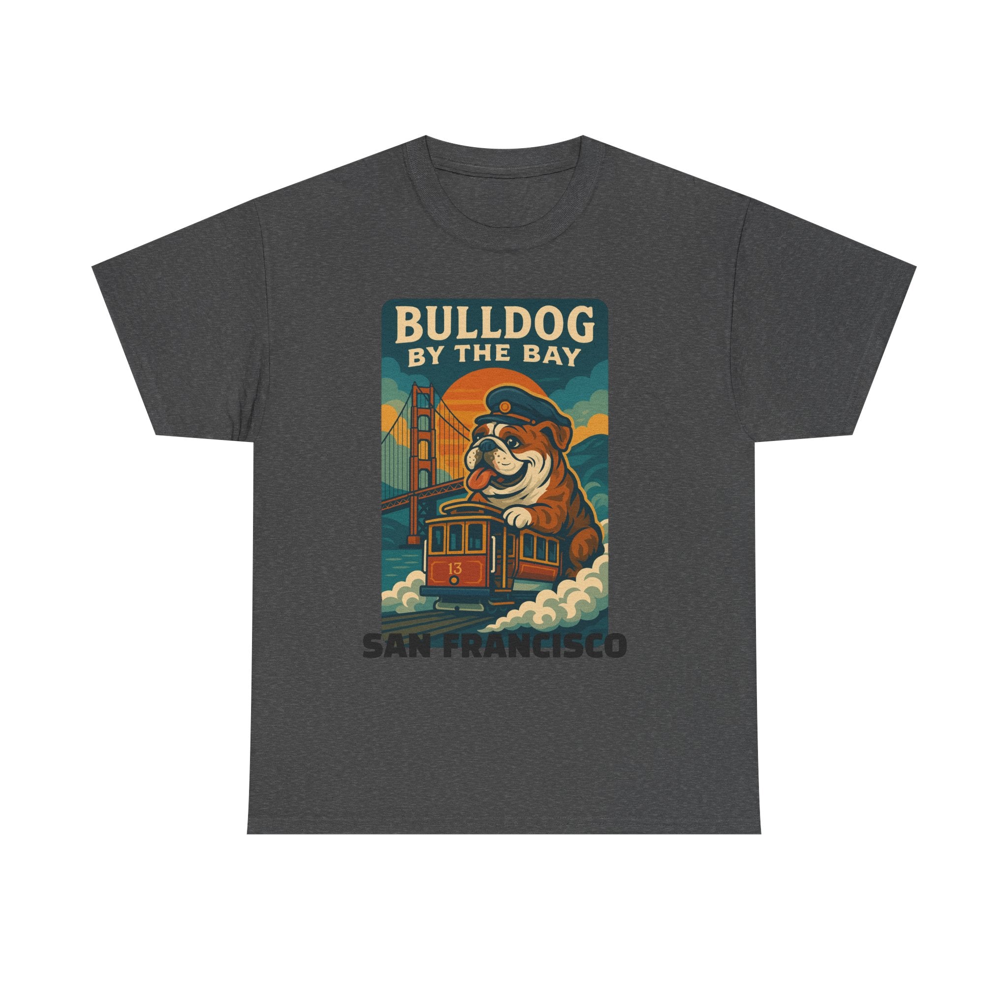 Vintage San Francisco Bulldog Tee - Unisex Heavy Cotton T-Shirt