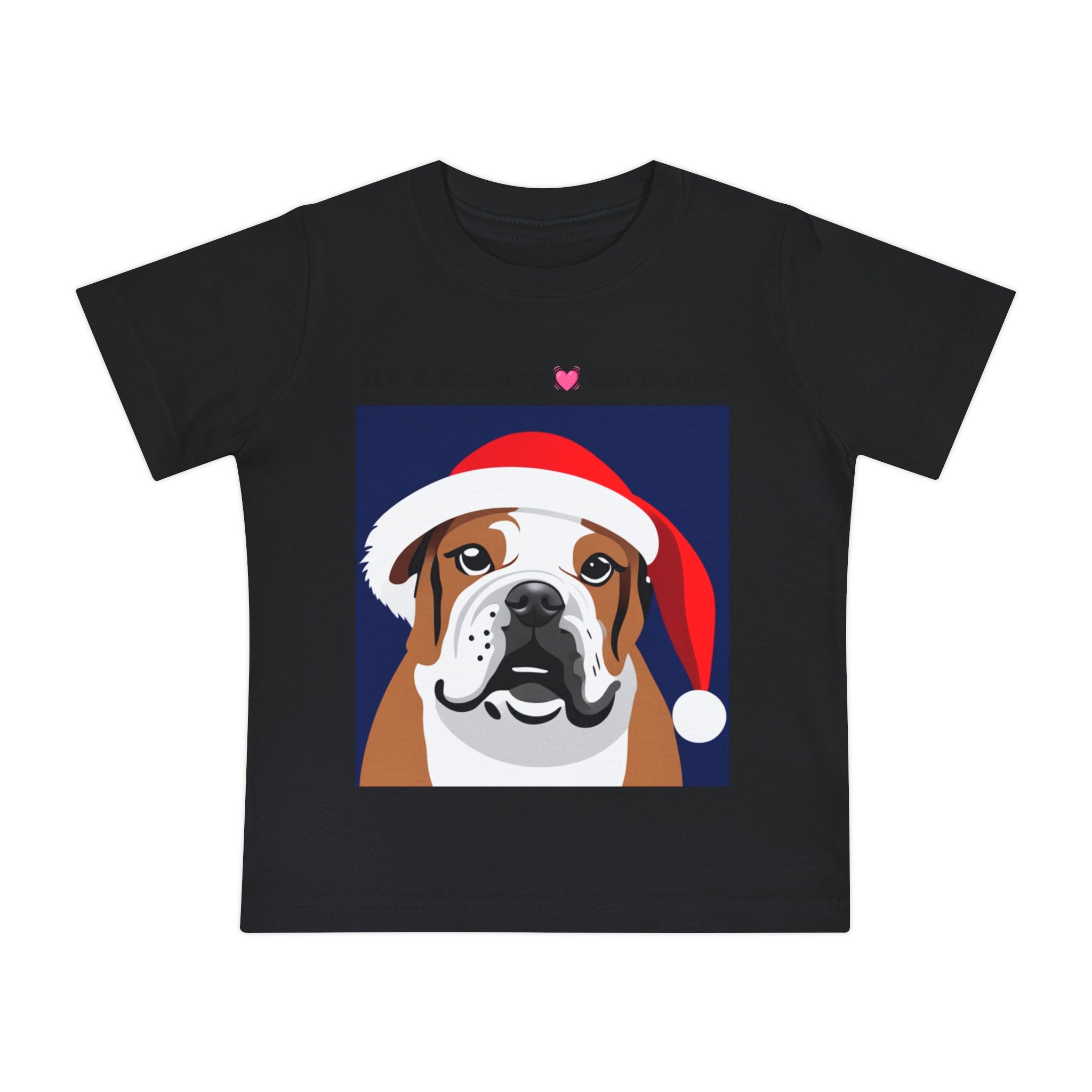 It's A Bulldog Lover Christmas Baby Short Sleeve T-Shirt