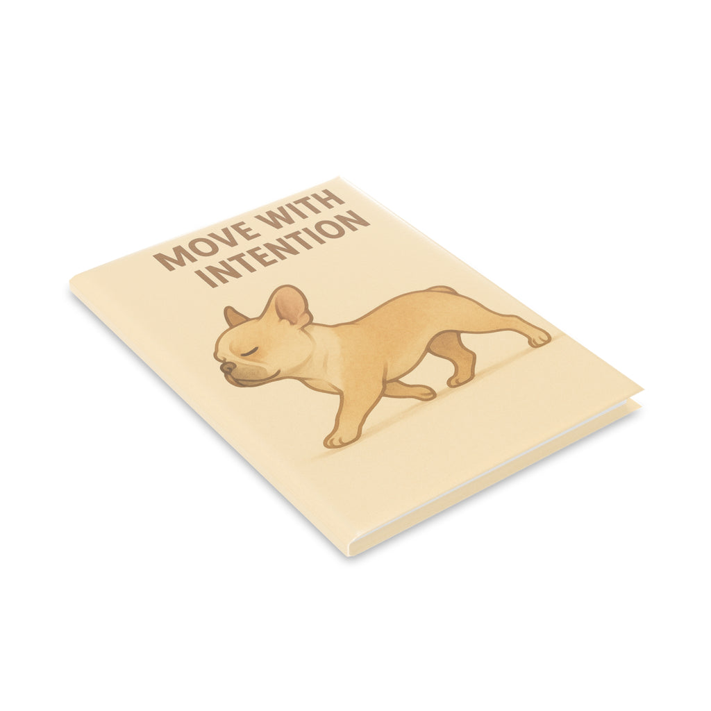 Inspirational Hardcover Notebook, Dog Lovers Journal, Motivational Gift, Cute Puppy Notepad, Wellness Planner, School Supplies