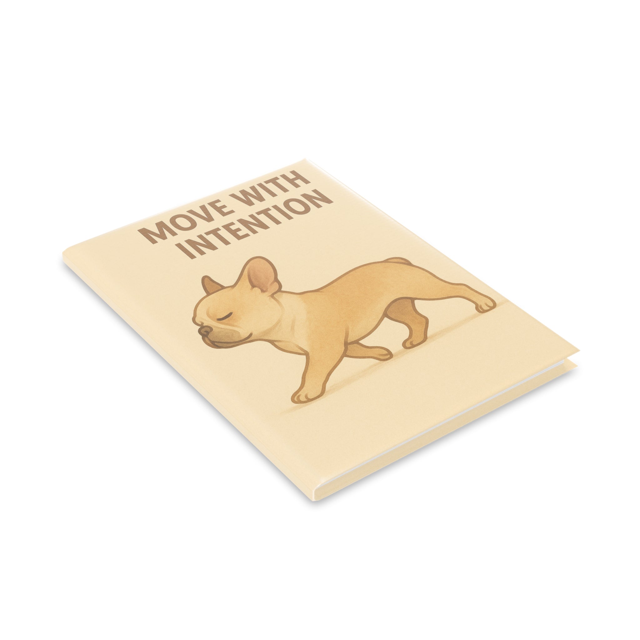 Inspirational Hardcover Notebook, Dog Lovers Journal, Motivational Gift, Cute Puppy Notepad, Wellness Planner, School Supplies