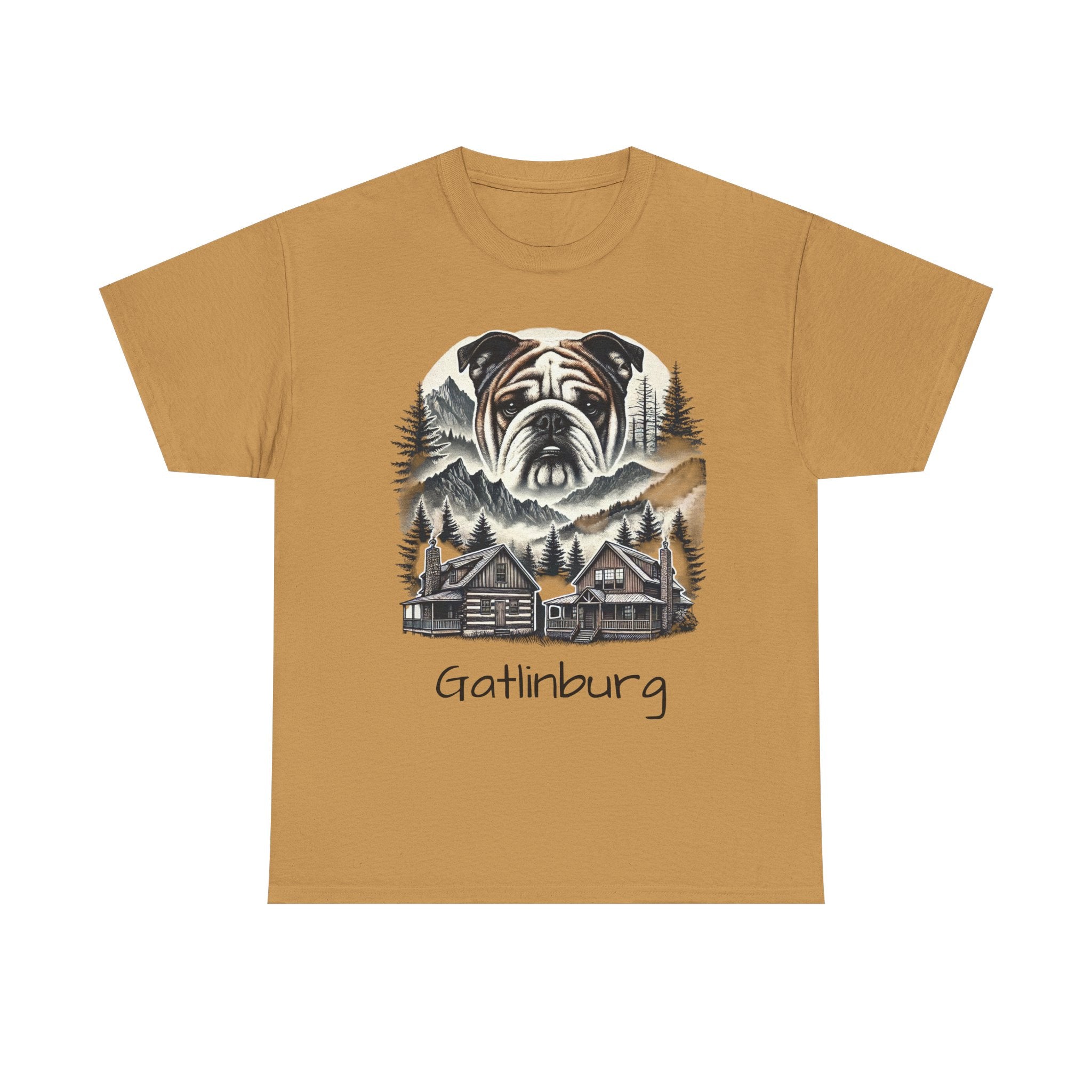 Gatlinburg Dog Lover Tee, Unisex Heavy Cotton Tee, Vacation Souvenir Shirt
