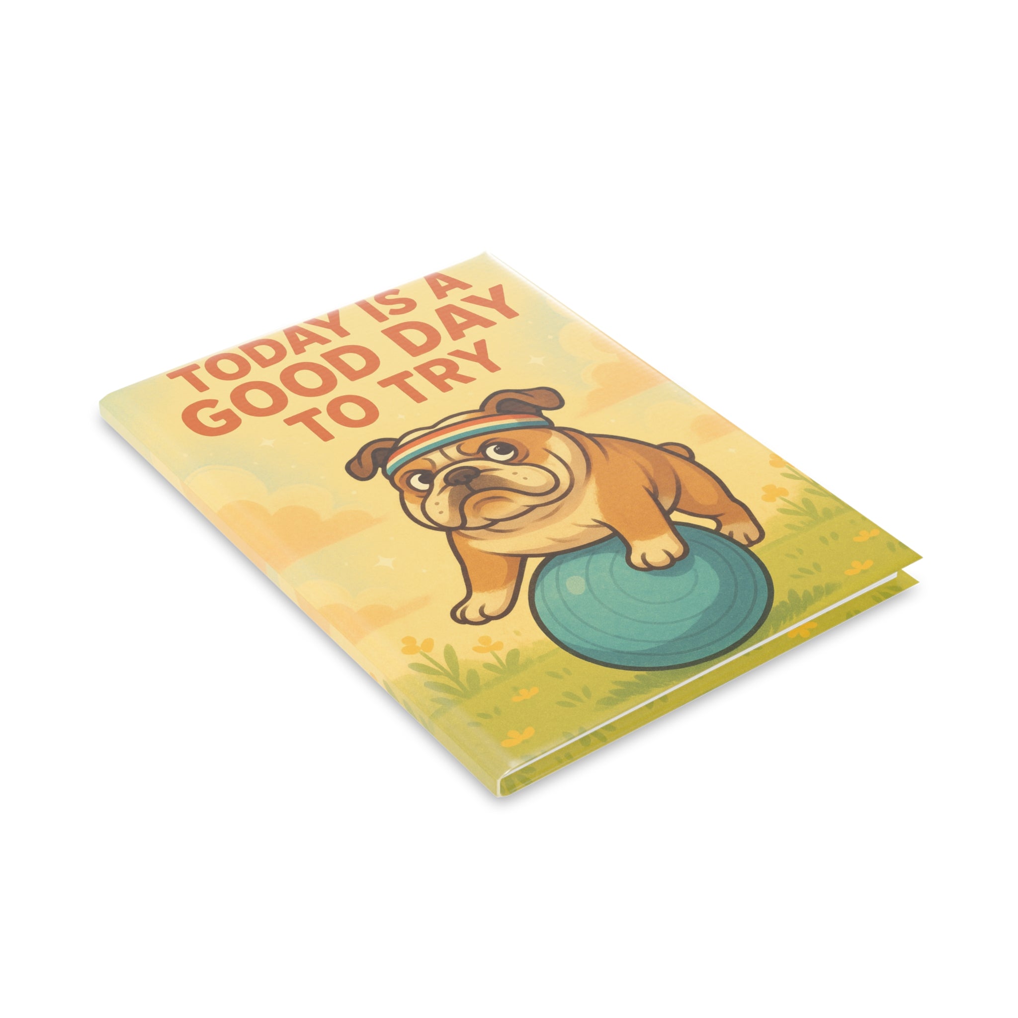 Puffy Cover Notebook, Cute Dog Journal, Inspirational Planner for Animal Lovers, Gift for Pet Owners, Motivational Writing