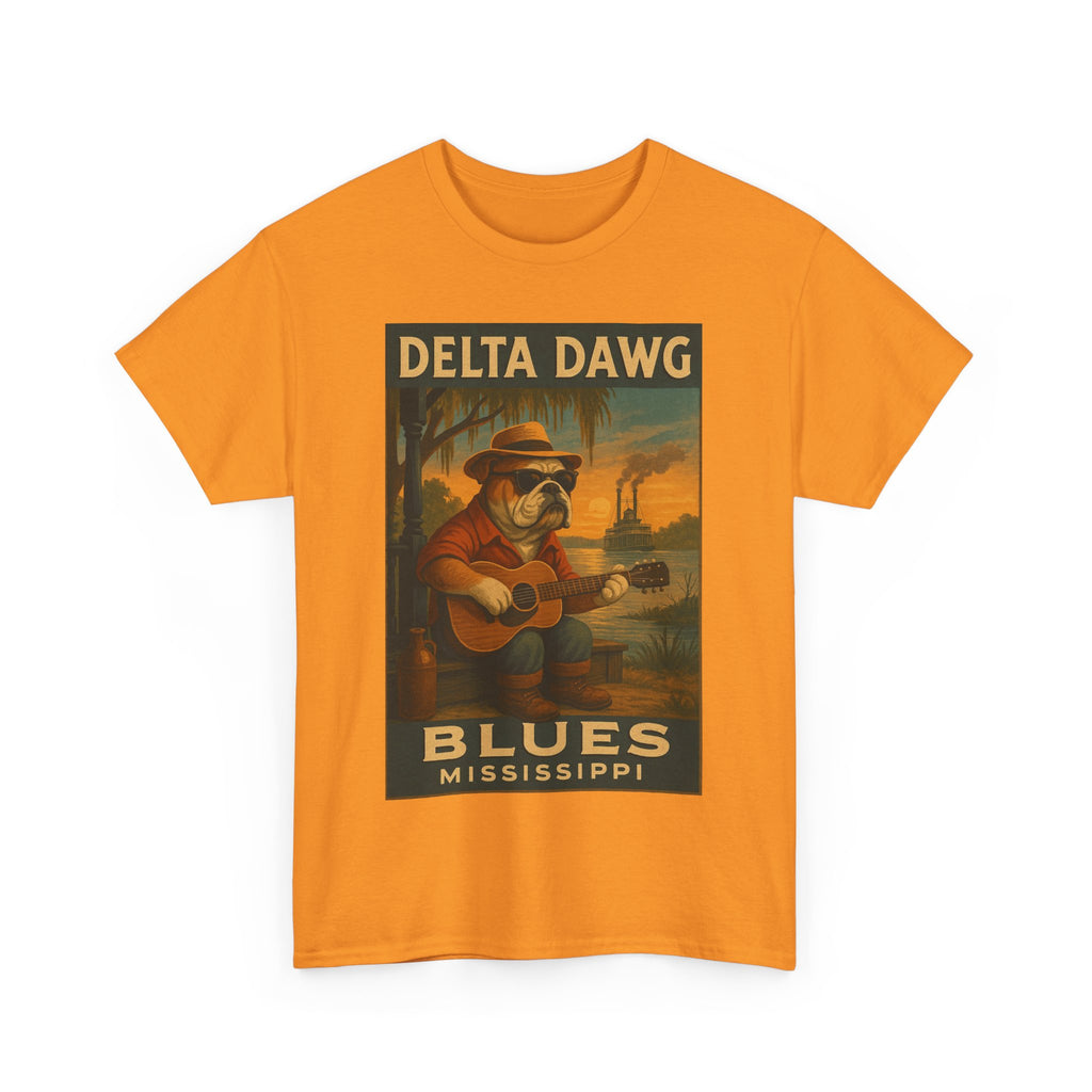 Mississippi Delta Dawg Blues Unisex Heavy Cotton Tee