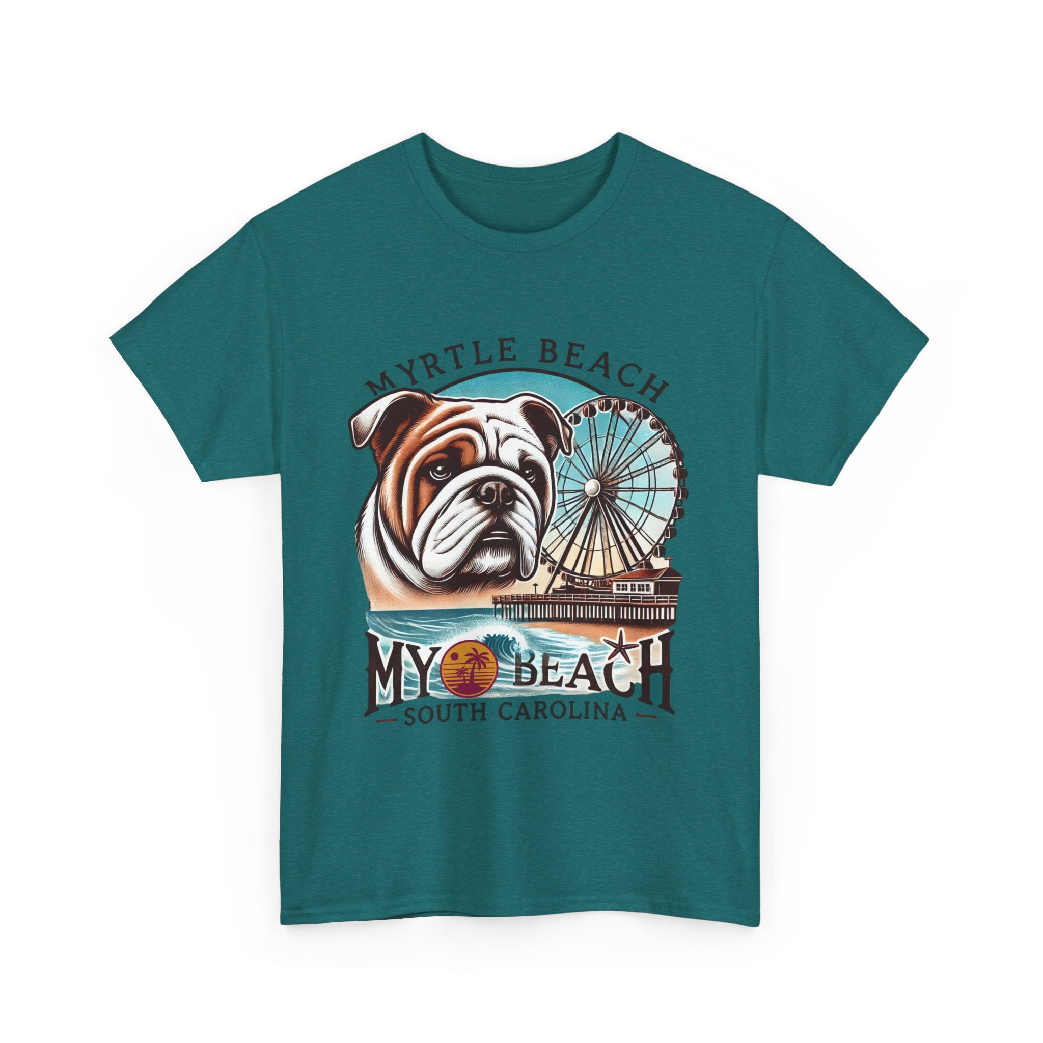 Myrtle Beach Bulldog Tee - Unisex Heavy Cotton Shirt