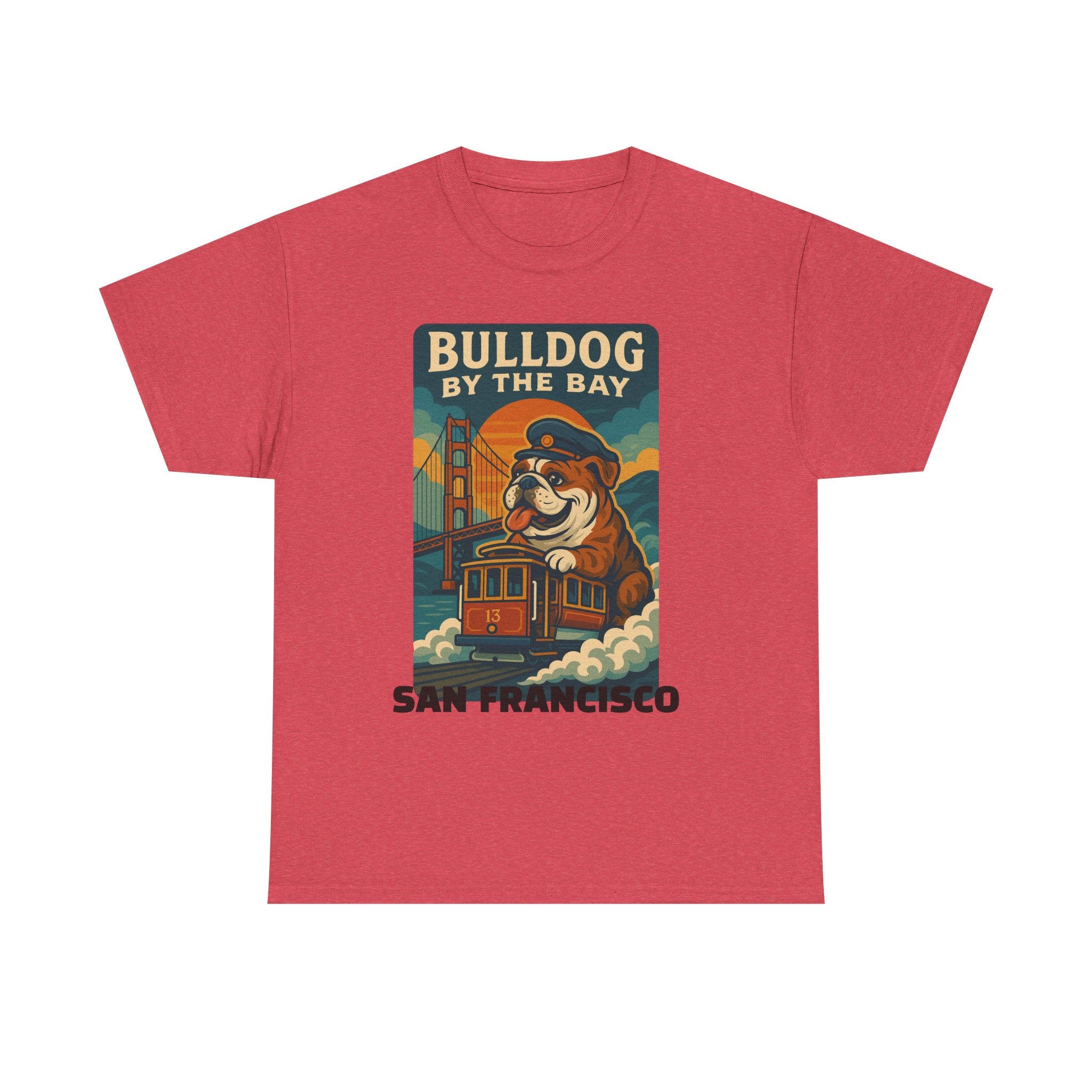Vintage San Francisco Bulldog Tee - Unisex Heavy Cotton T-Shirt