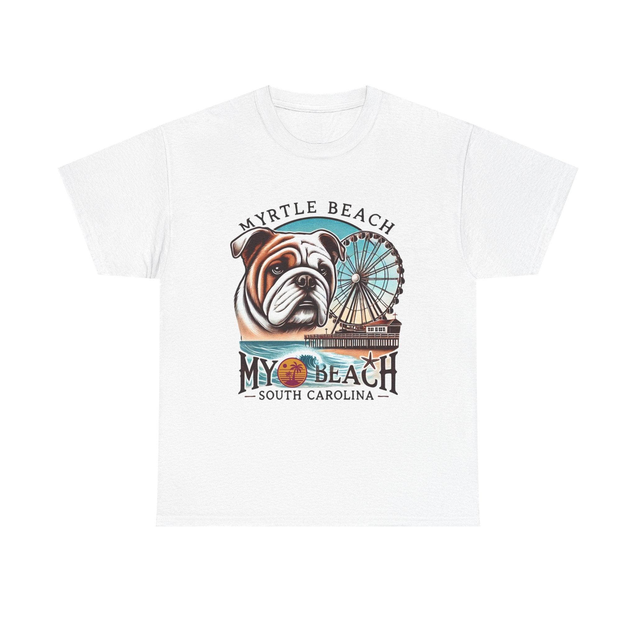 Myrtle Beach Bulldog Tee - Unisex Heavy Cotton Shirt