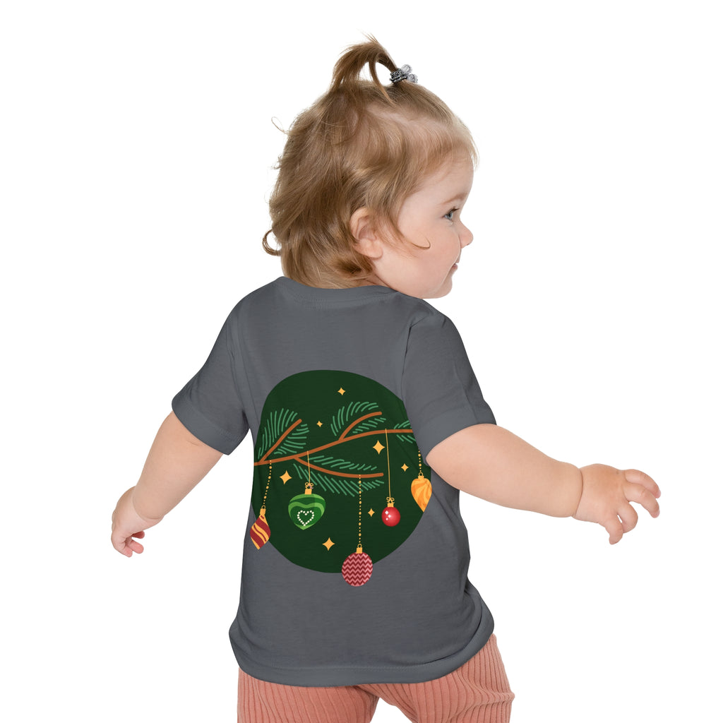 It's A Bulldog Lover Christmas Baby Short Sleeve T-Shirt