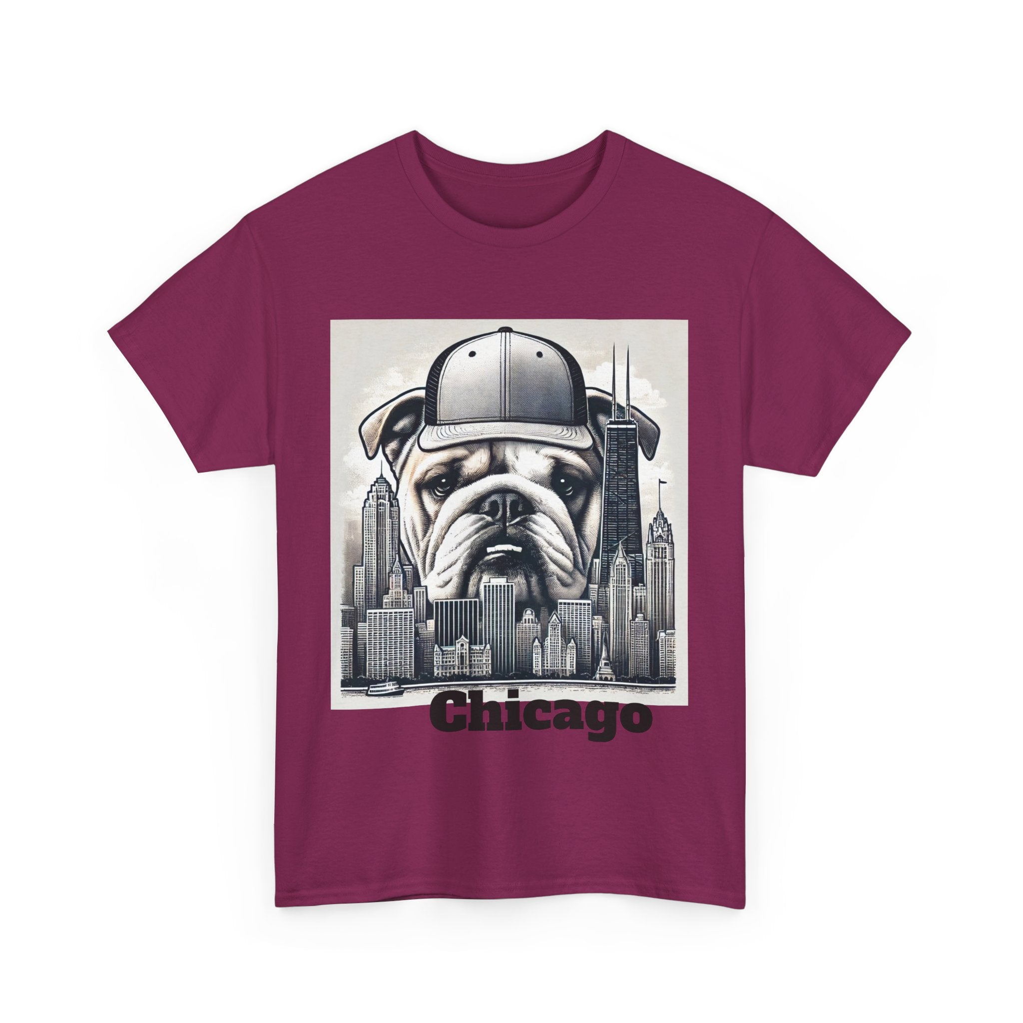 Chicago Bulldog Unisex Heavy Cotton Tee - Urban Streetwear