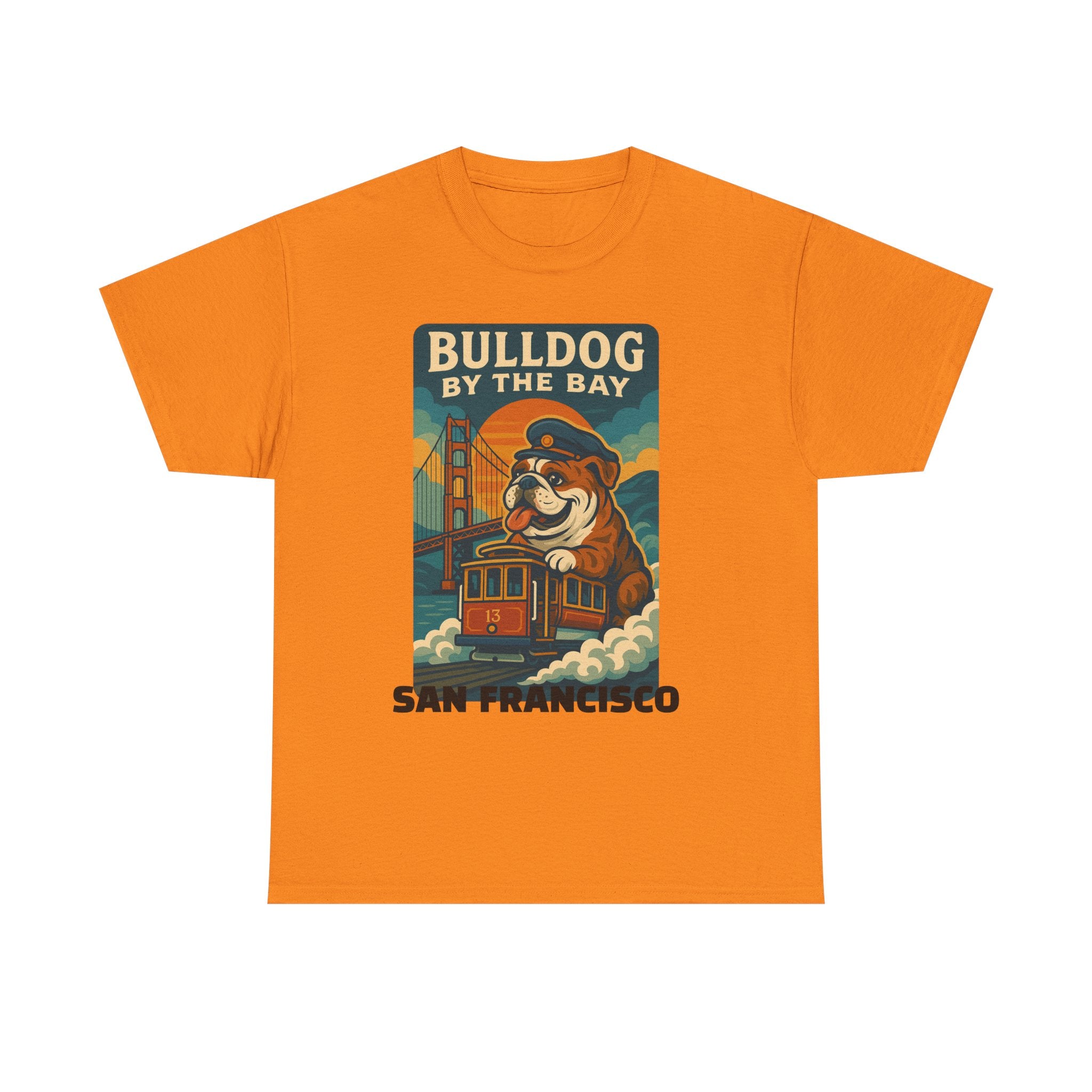 Vintage San Francisco Bulldog Tee - Unisex Heavy Cotton T-Shirt