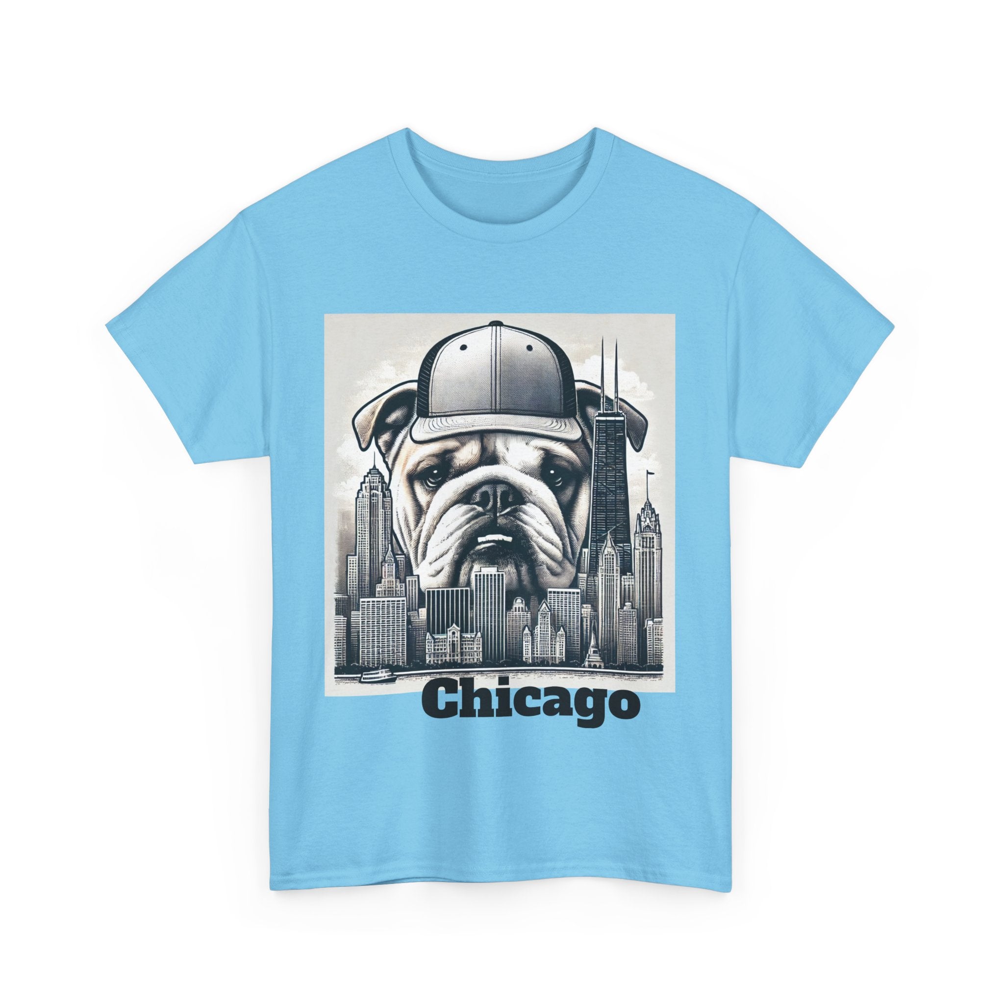 Chicago Bulldog Unisex Heavy Cotton Tee - Urban Streetwear