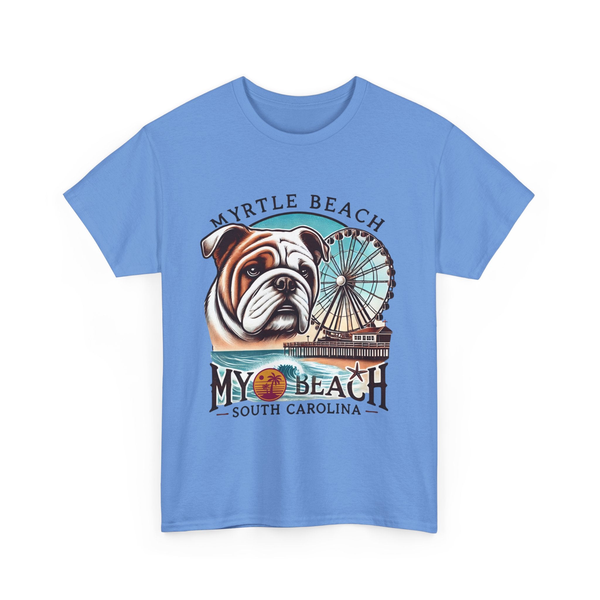 Myrtle Beach Bulldog Tee - Unisex Heavy Cotton Shirt