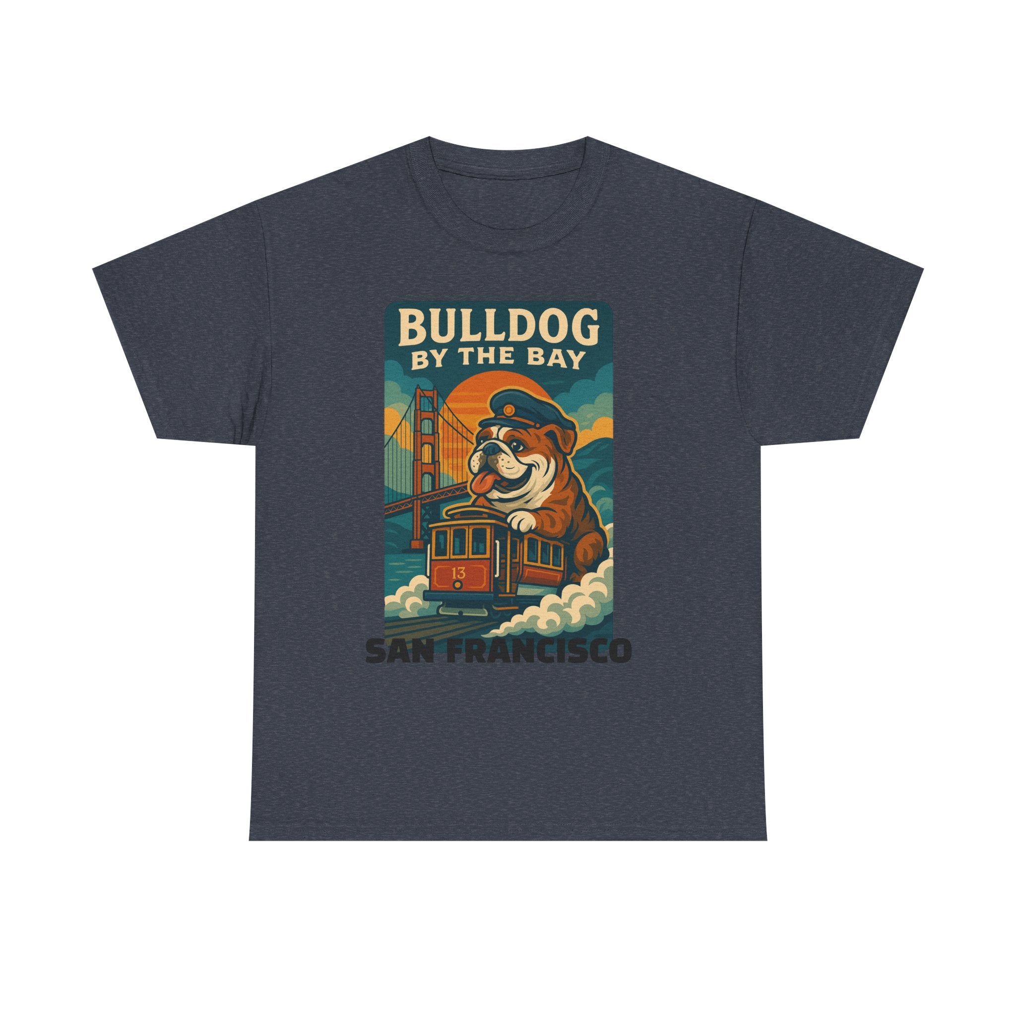 Vintage San Francisco Bulldog Tee - Unisex Heavy Cotton T-Shirt