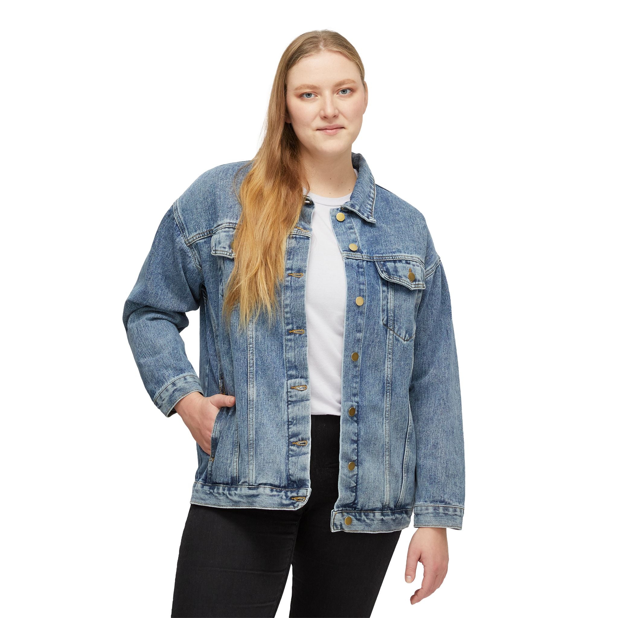 Lemon Slice Back Print Denim Jacket | Women's Denim Jacket