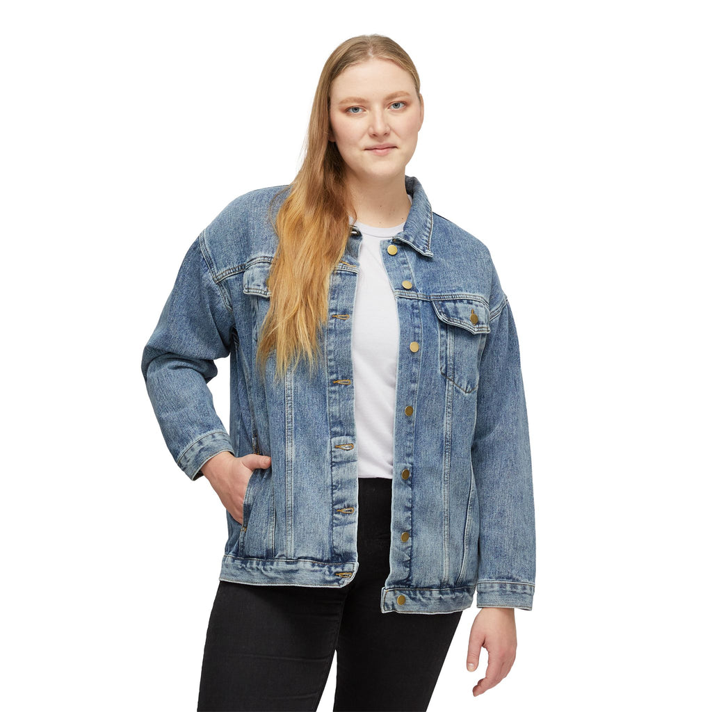 Lemon Slice Back Print Denim Jacket | Women's Denim Jacket
