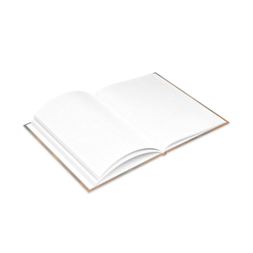 Inspirational Hardcover Notebook with Puffy Covers, Flow Through the Storm, Gifts for Dog Lovers, Journal for Thoughts, Unique Stationery