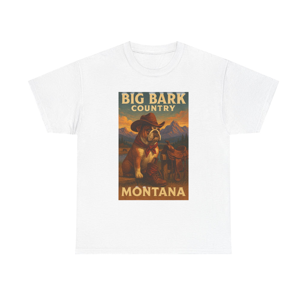Vintage Big Bark Montana Country Tee Unisex Heavy Cotton T-Shirt