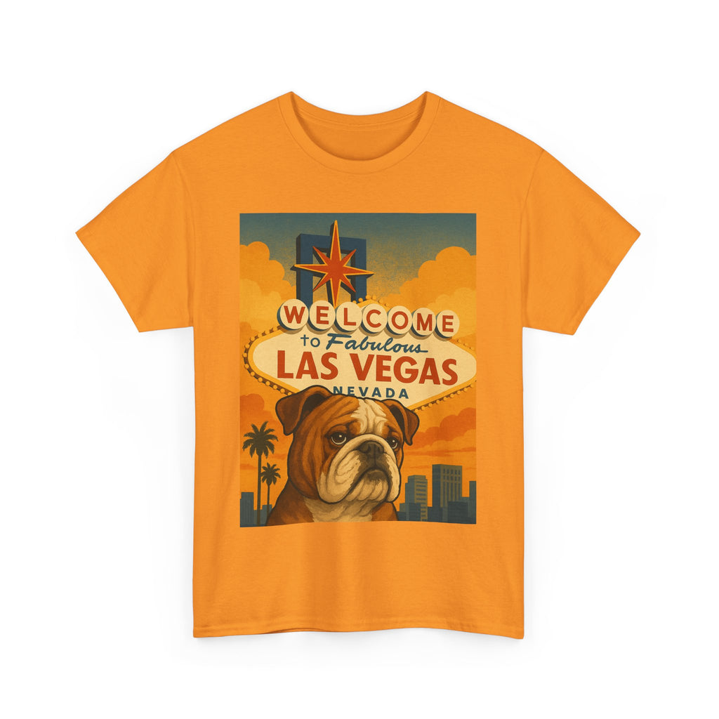 Vintage Las Vegas Bulldog Unisex Heavy Cotton Tee