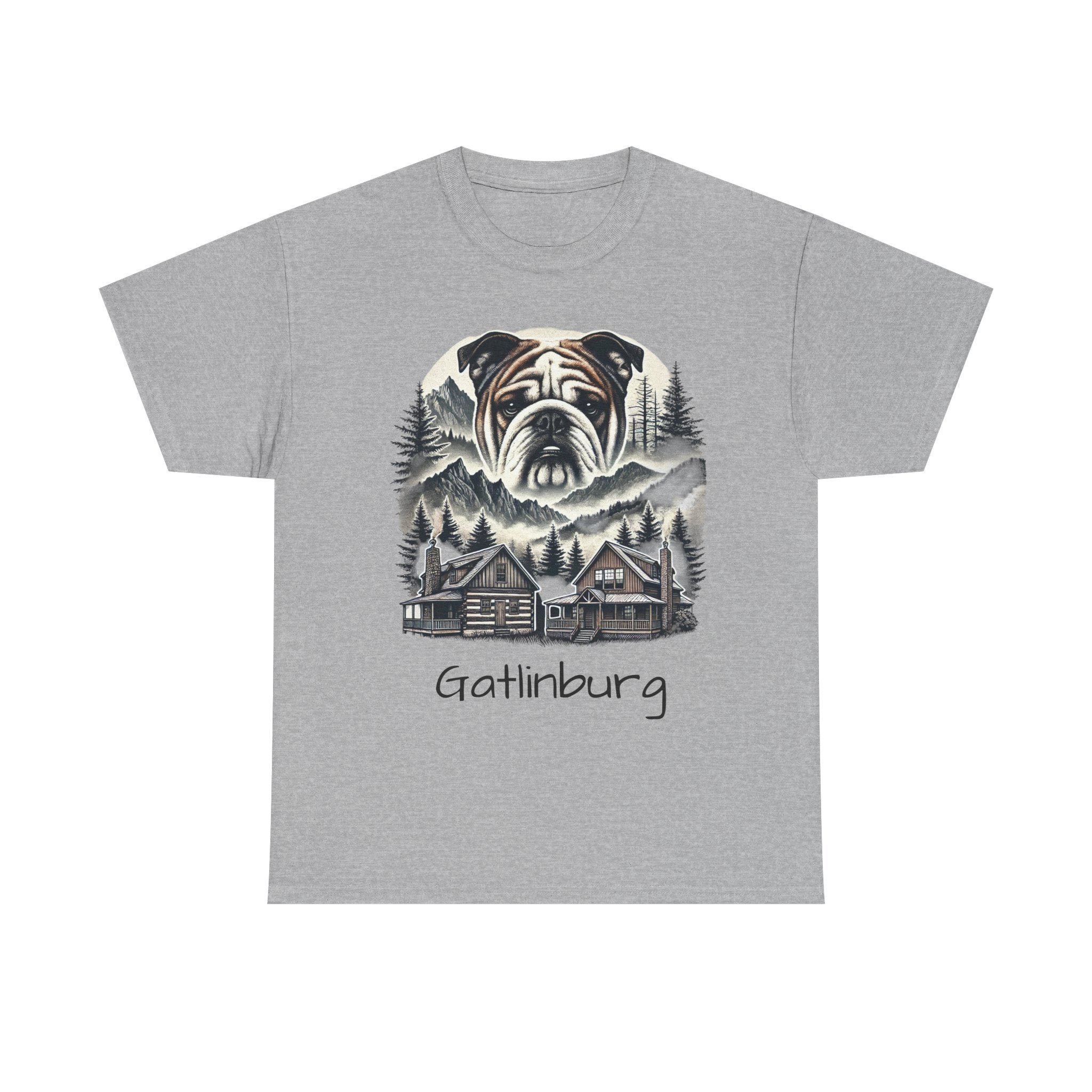Gatlinburg Dog Lover Tee, Unisex Heavy Cotton Tee, Vacation Souvenir Shirt