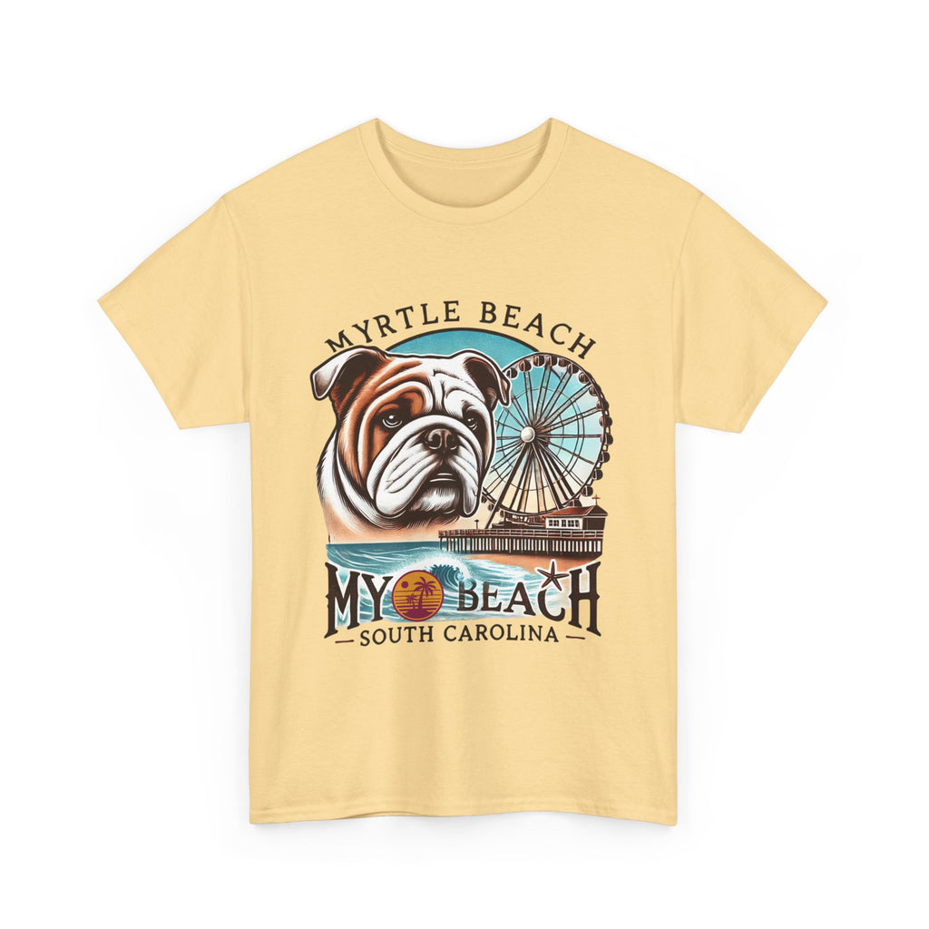 Myrtle Beach Bulldog Tee - Unisex Heavy Cotton Shirt