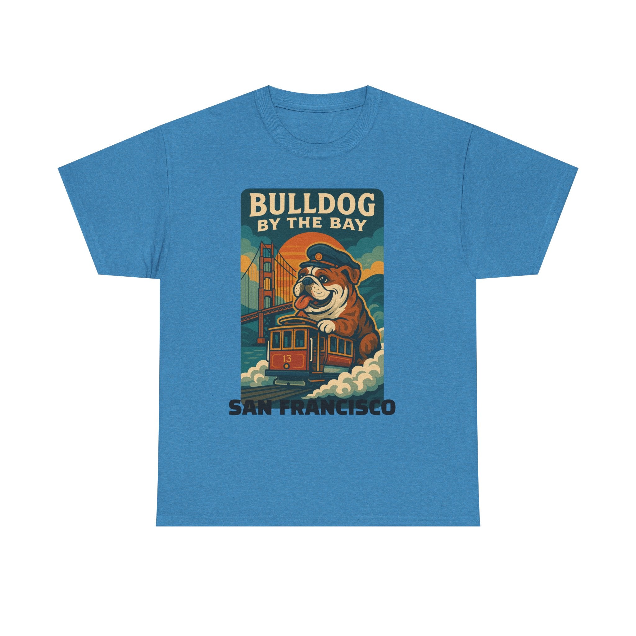 Vintage San Francisco Bulldog Tee - Unisex Heavy Cotton T-Shirt