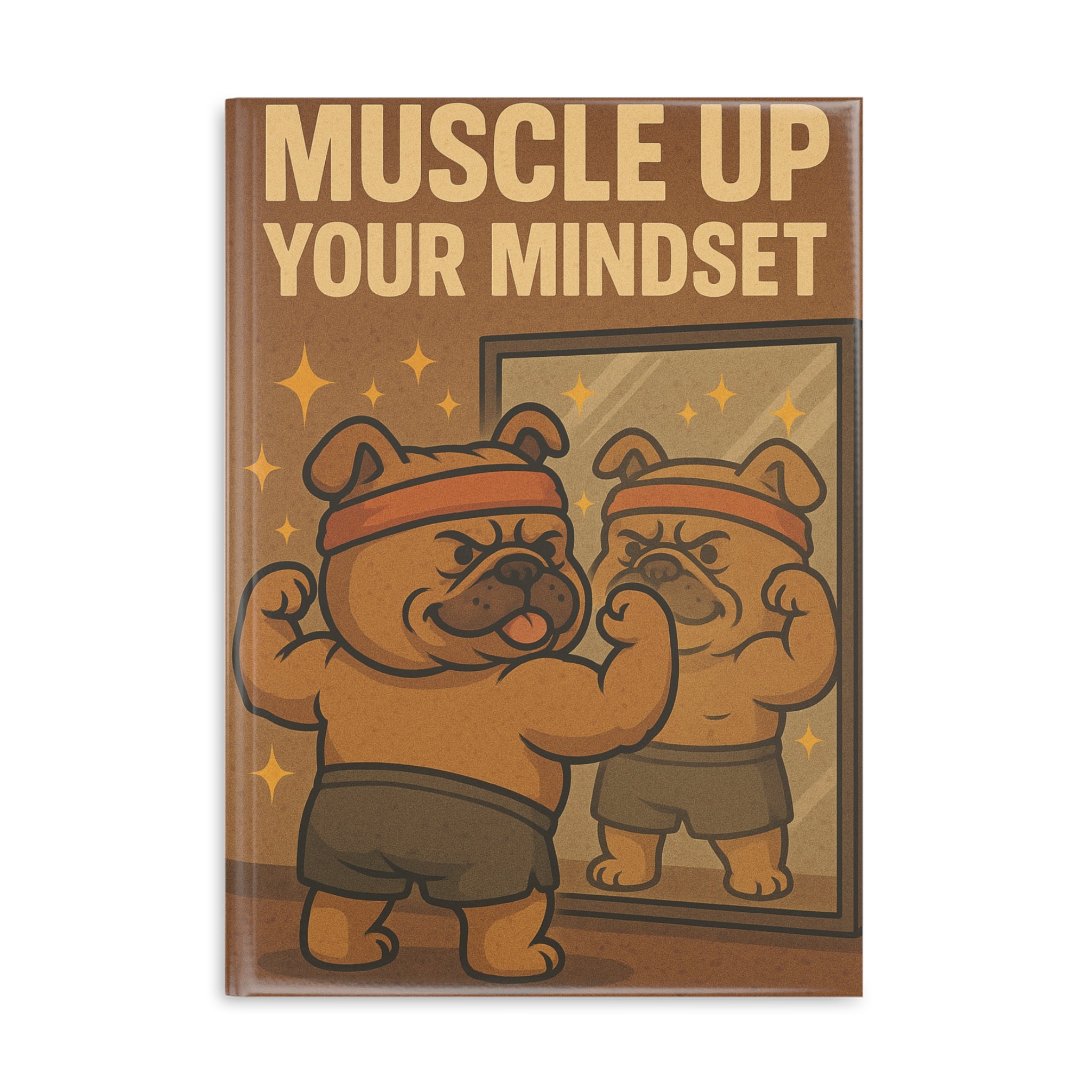 Muscle Up Mindset Notebook, Motivational Journal, Fitness Planner, Workout Log, Unique Gift for Gym Lovers