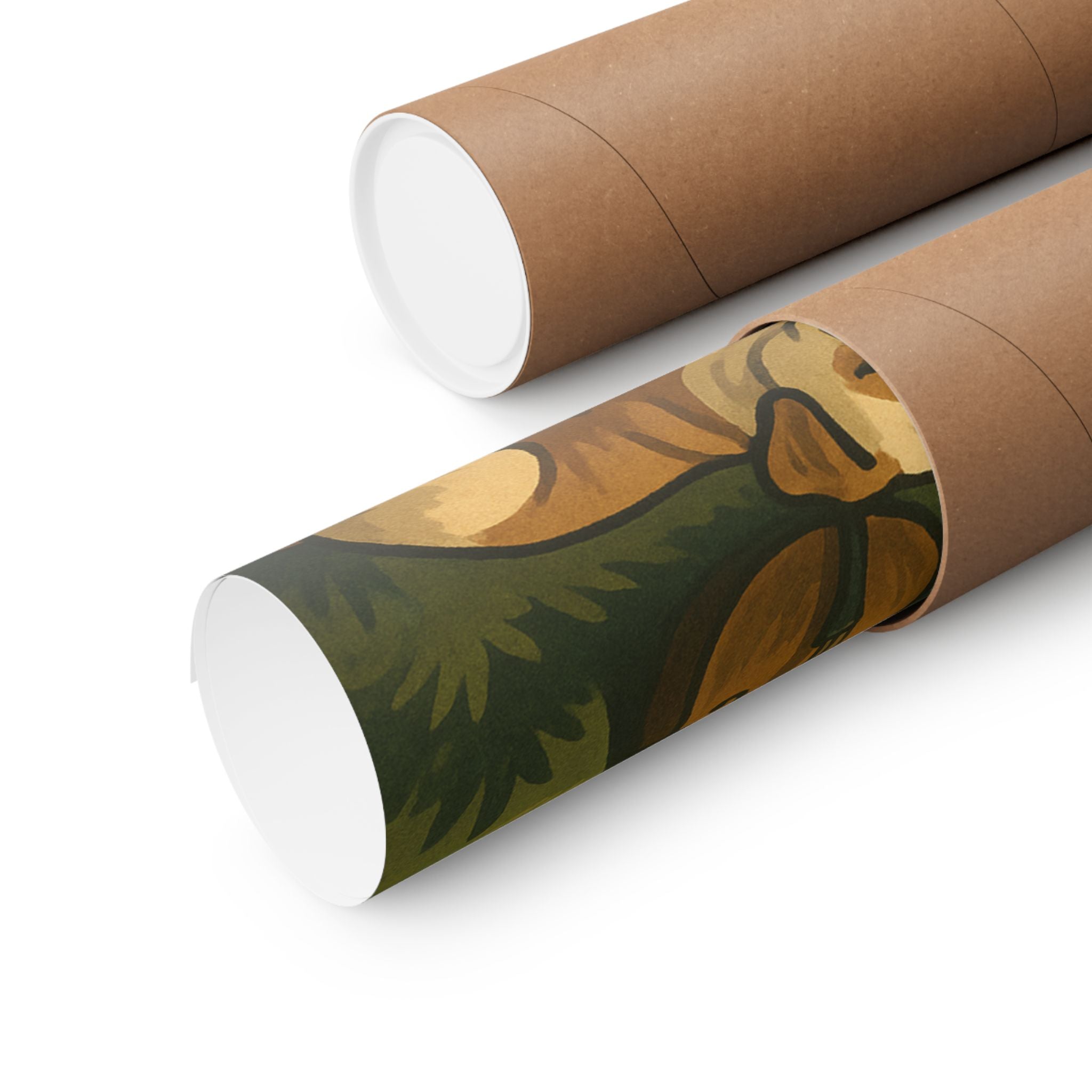 Montana Vintage Matte Poster, Home Decor, Wall Art, Gift for Dog Lovers, Mountain Decor, Nature Lover's Wall Art