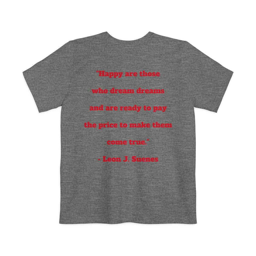 Travel Size Leon J Suenes Quote Unisex Pocket Tshirt