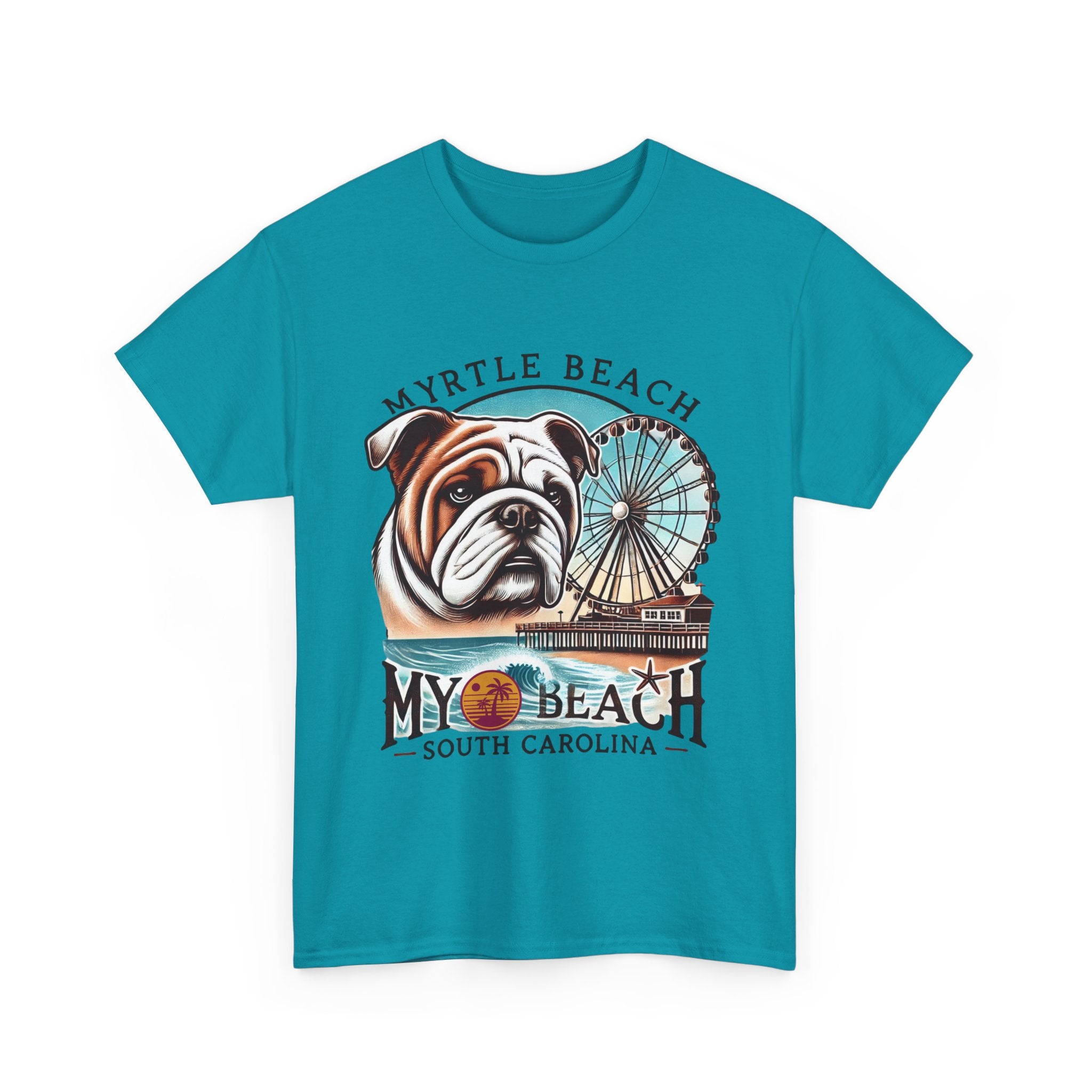 Myrtle Beach Bulldog Tee - Unisex Heavy Cotton Shirt