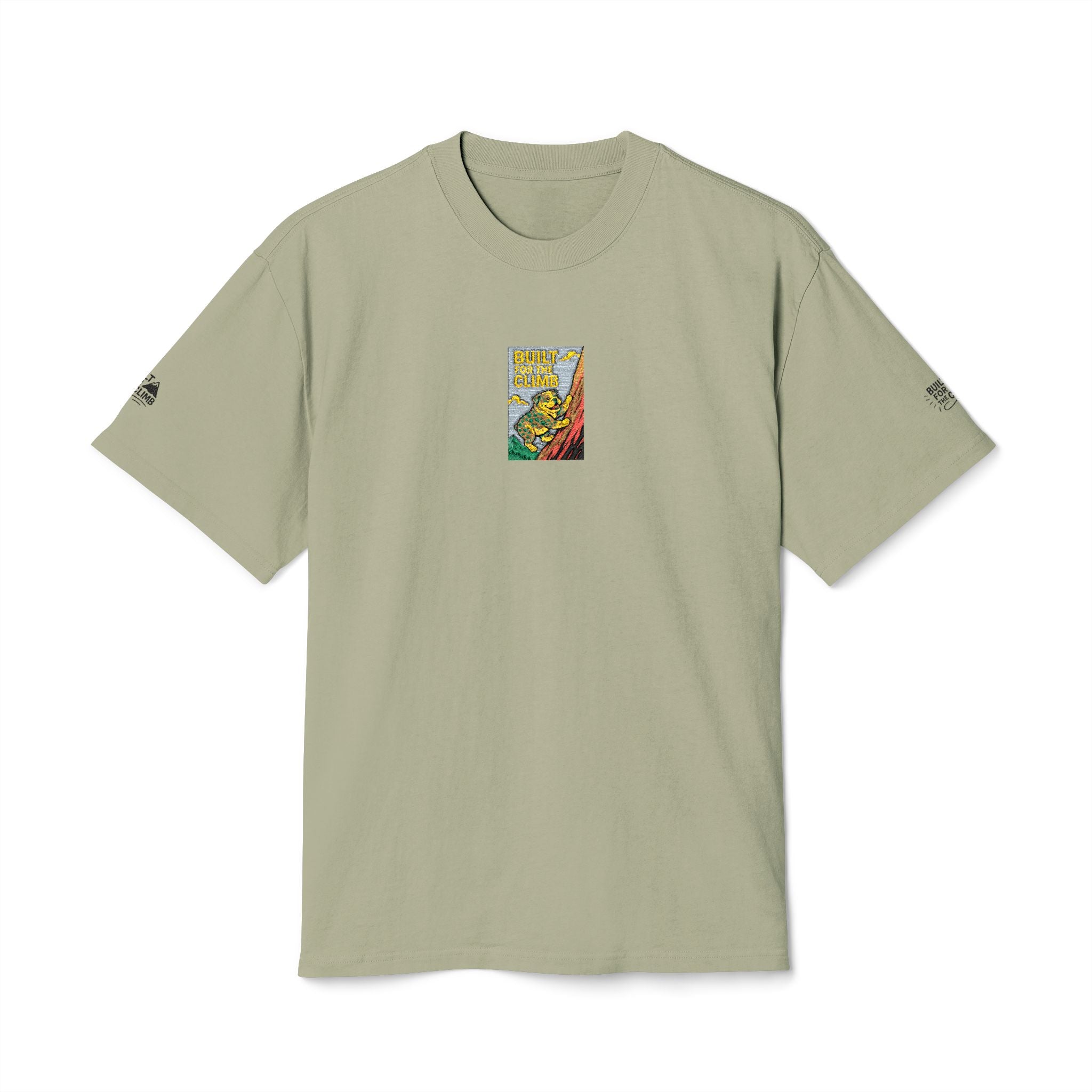 Abstract Forest Art T-Shirt "Built For The Climb" Colorful Nature Graphic Tee