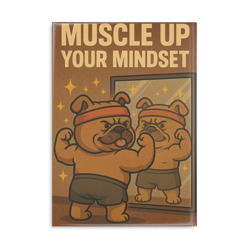 Muscle Up Mindset Notebook, Motivational Journal, Fitness Planner, Workout Log, Unique Gift for Gym Lovers