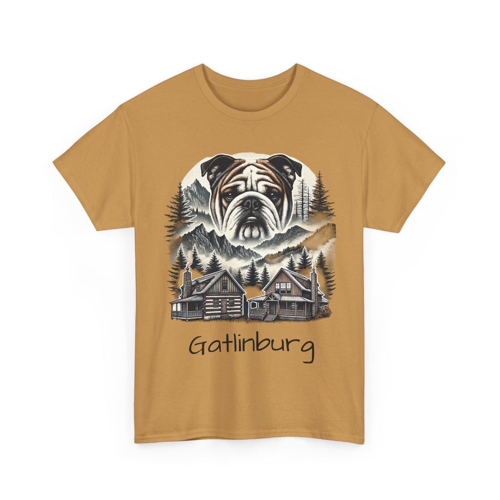 Gatlinburg Dog Lover Tee, Unisex Heavy Cotton Tee, Vacation Souvenir Shirt